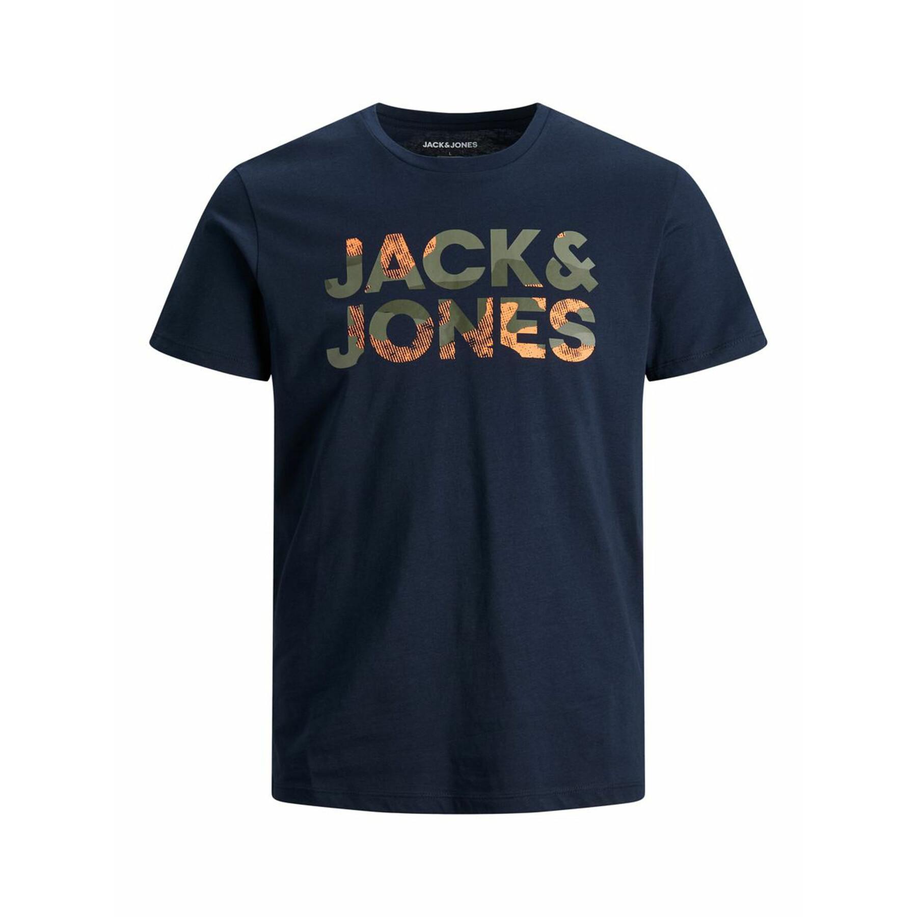 T-Shirt logo Jack & Jones impresso