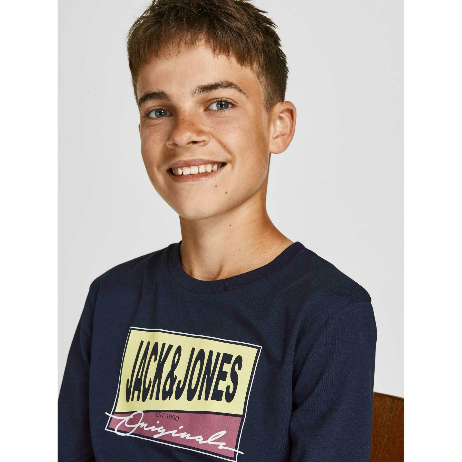 T-shirt manga comprida criança Jack & Jones Mason