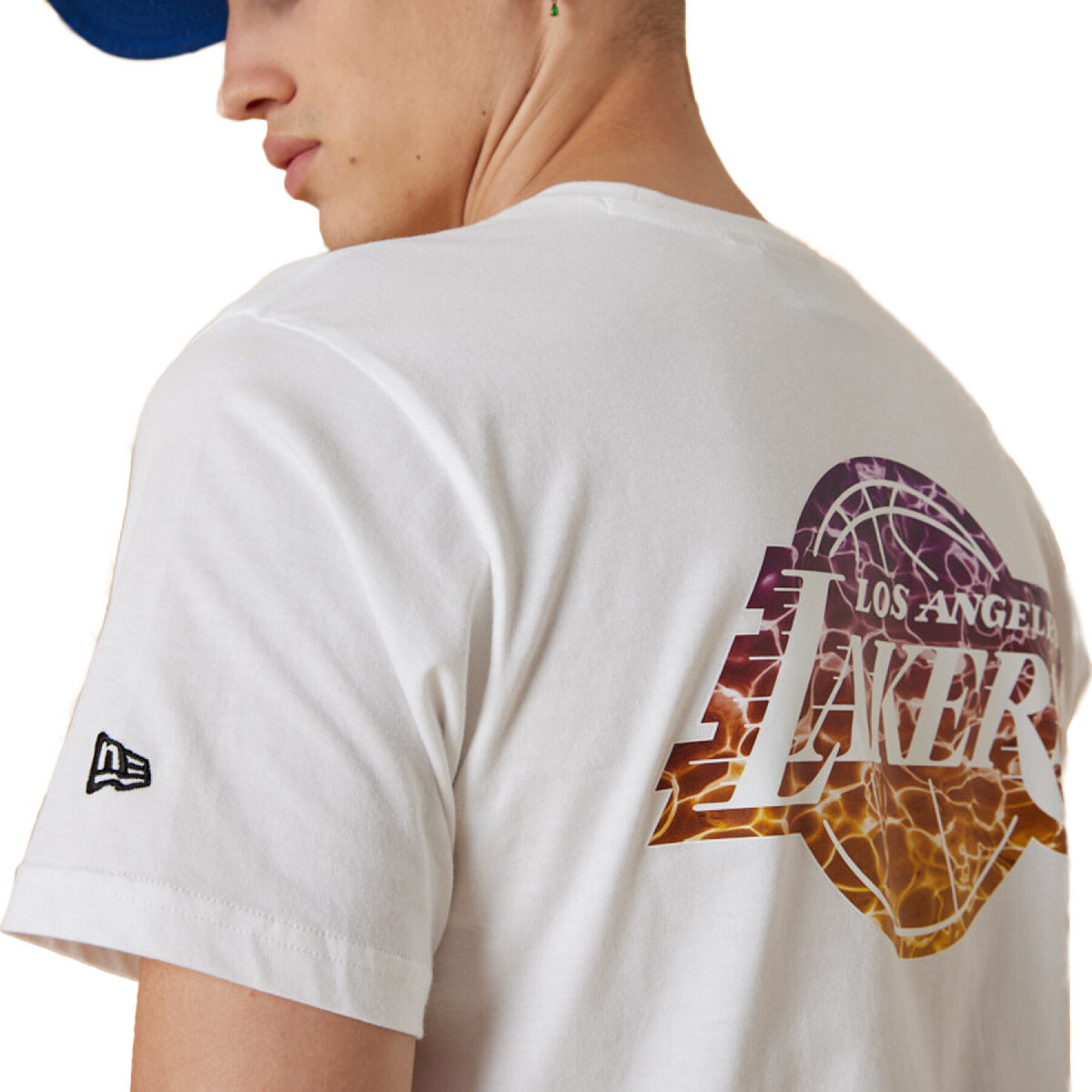T-shirt de manga curta Los Angeles Lakers