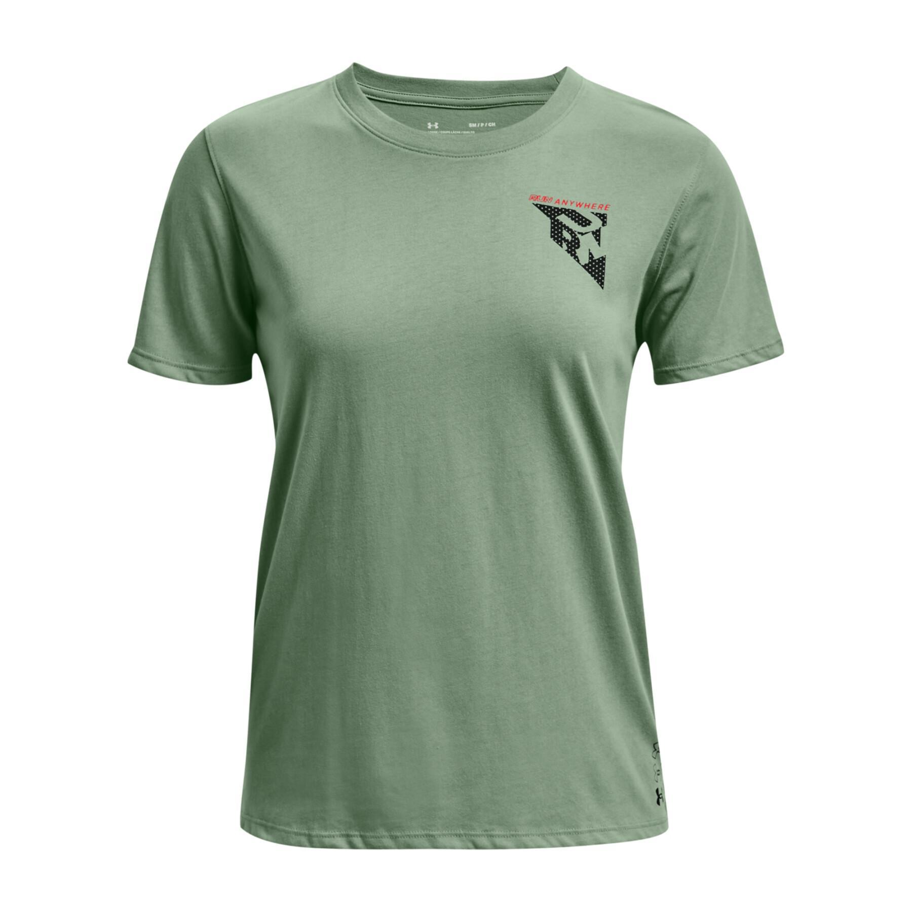 Camiseta feminina Under Armour Run Anywhere