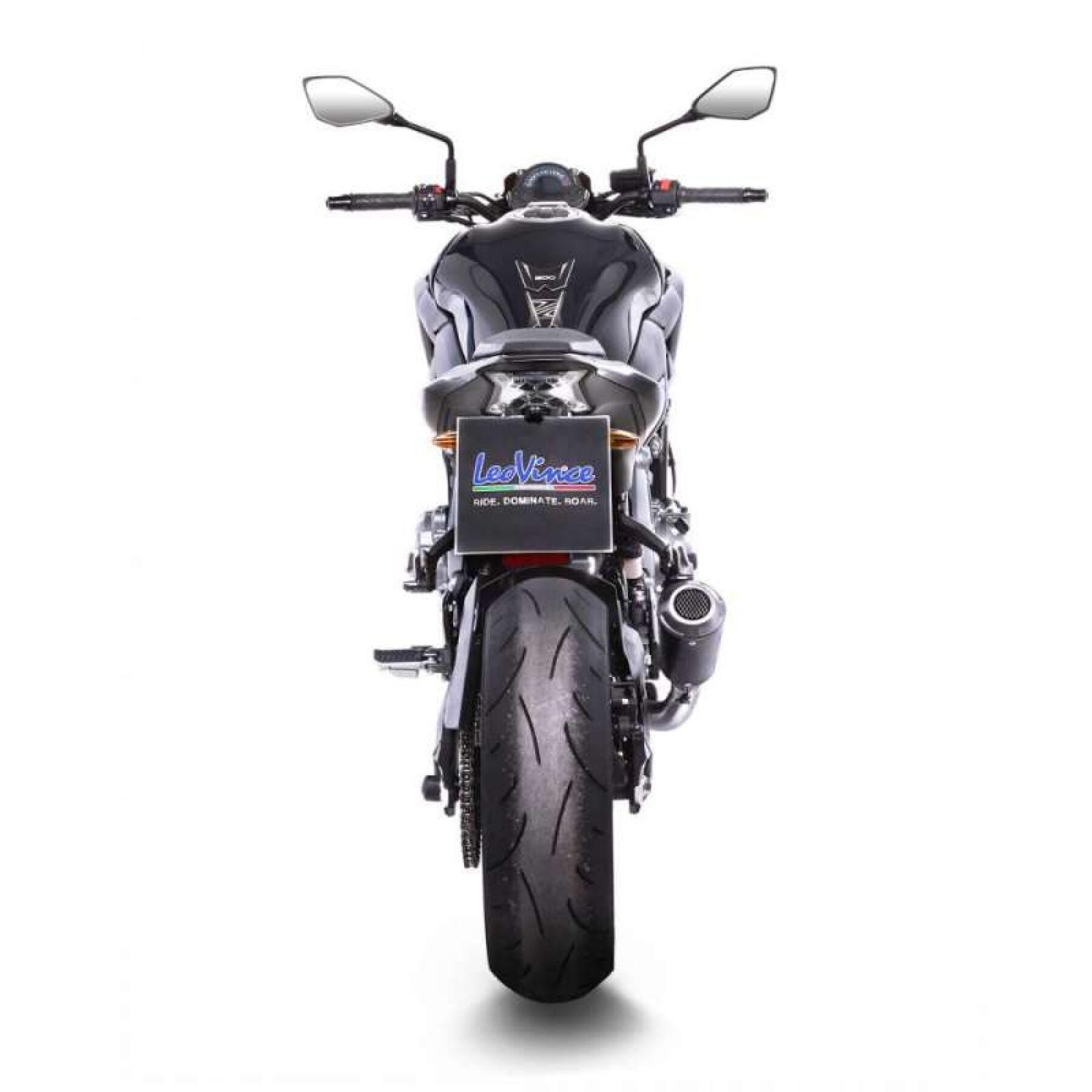 kawasaki de escape de motocicleta z900 2017-2019 Leovince LV-10 BLACK EDITION
