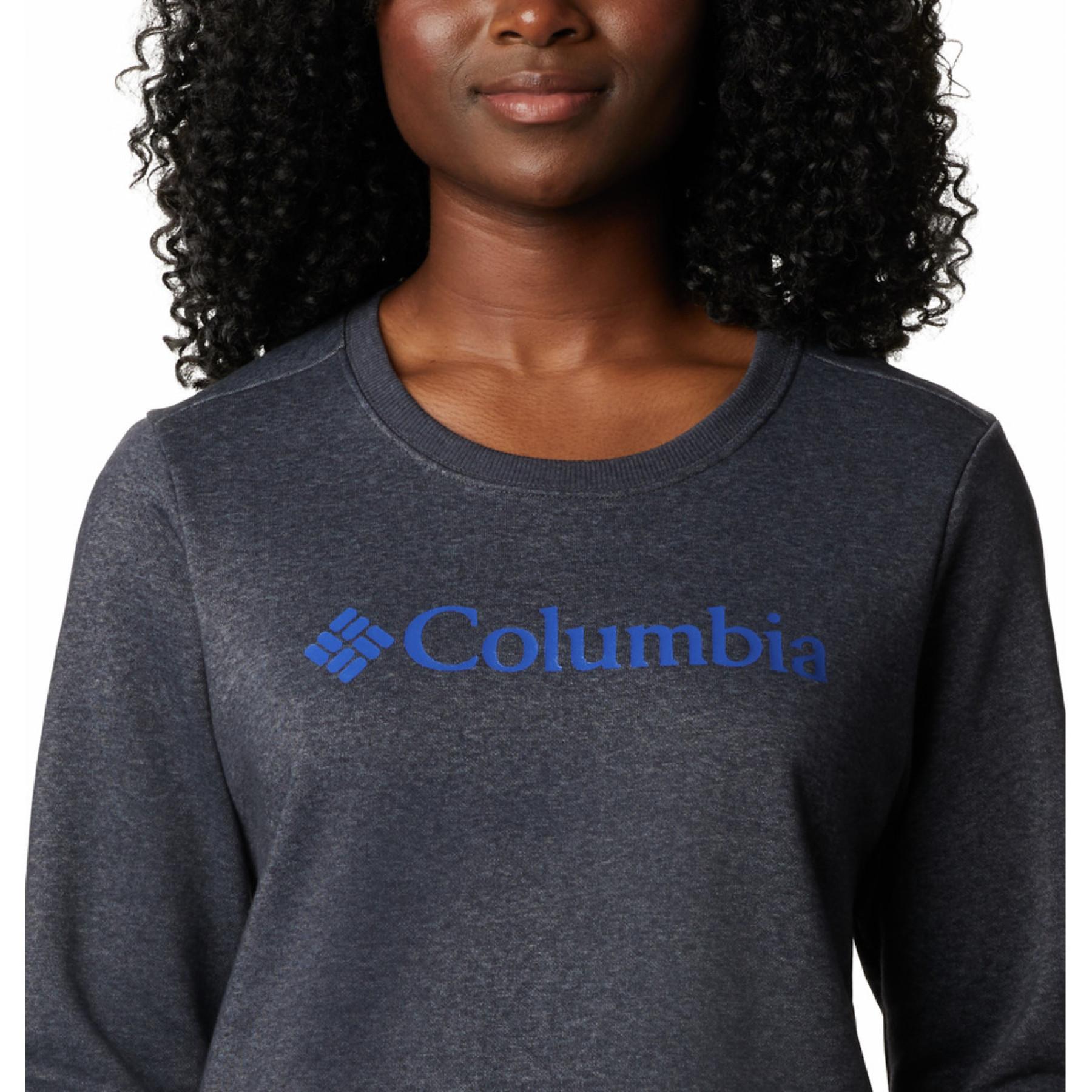 Camisola feminina Columbia Logo Crew
