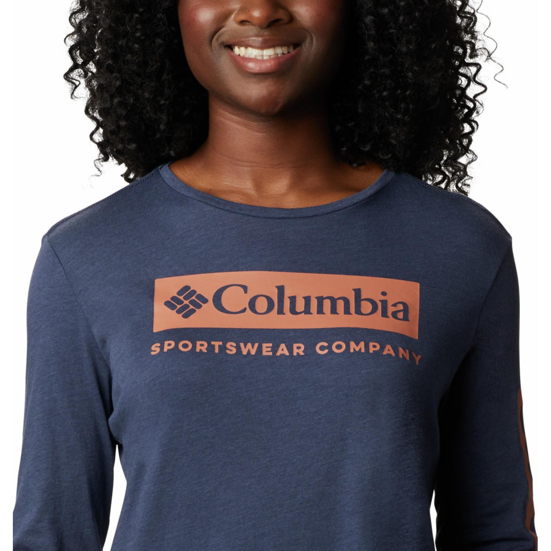 T-shirt manga comprida mulher Columbia Autumn Trek