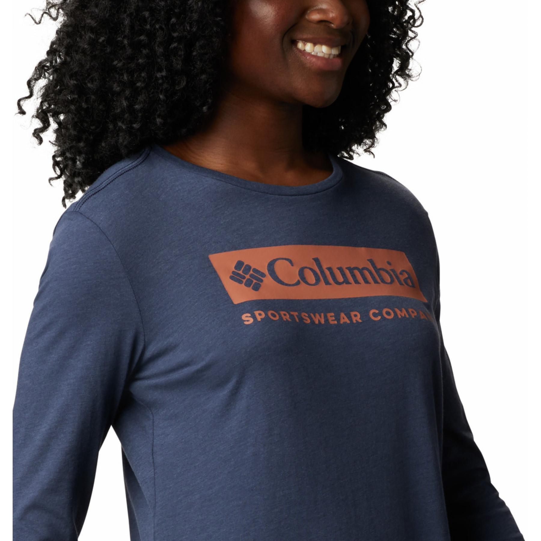 T-shirt manga comprida mulher Columbia Autumn Trek