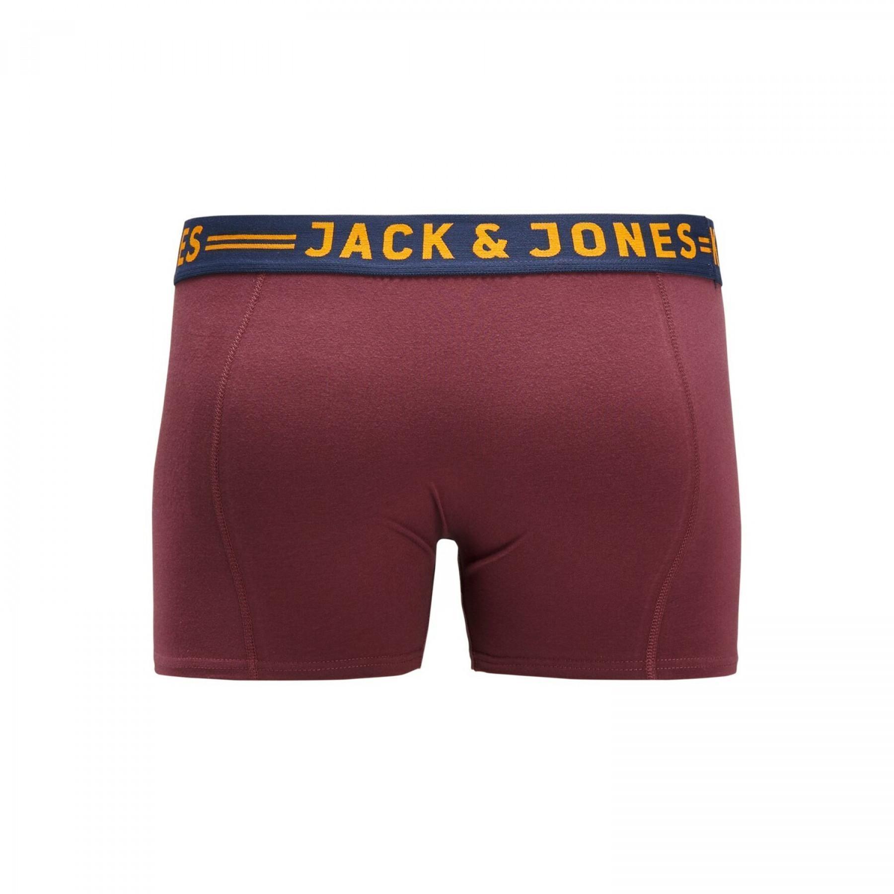Conjunto de 3 calções de boxer Jack & Jones Jaclichfield