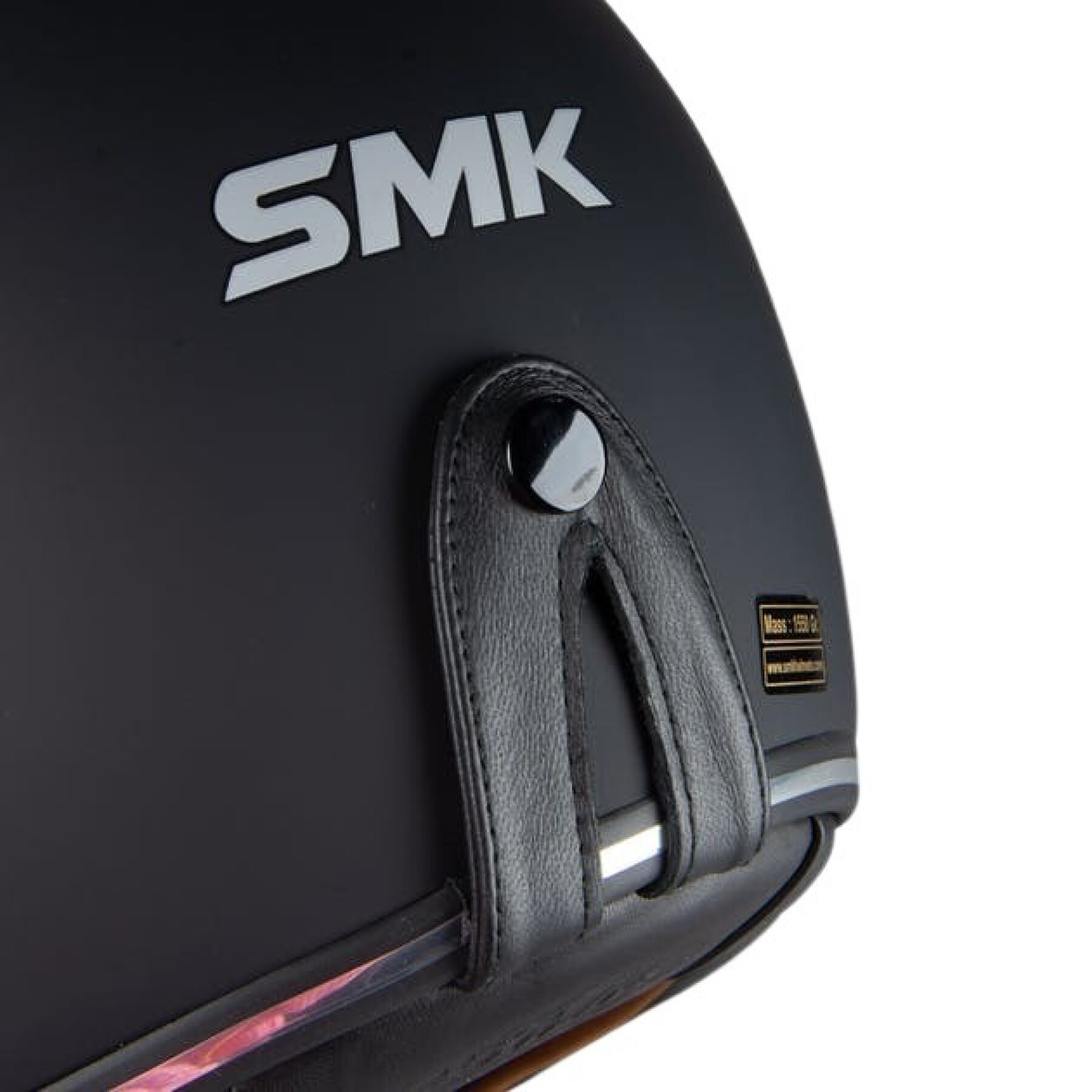 Capacete de motociclista de rosto inteiro SMK retro
