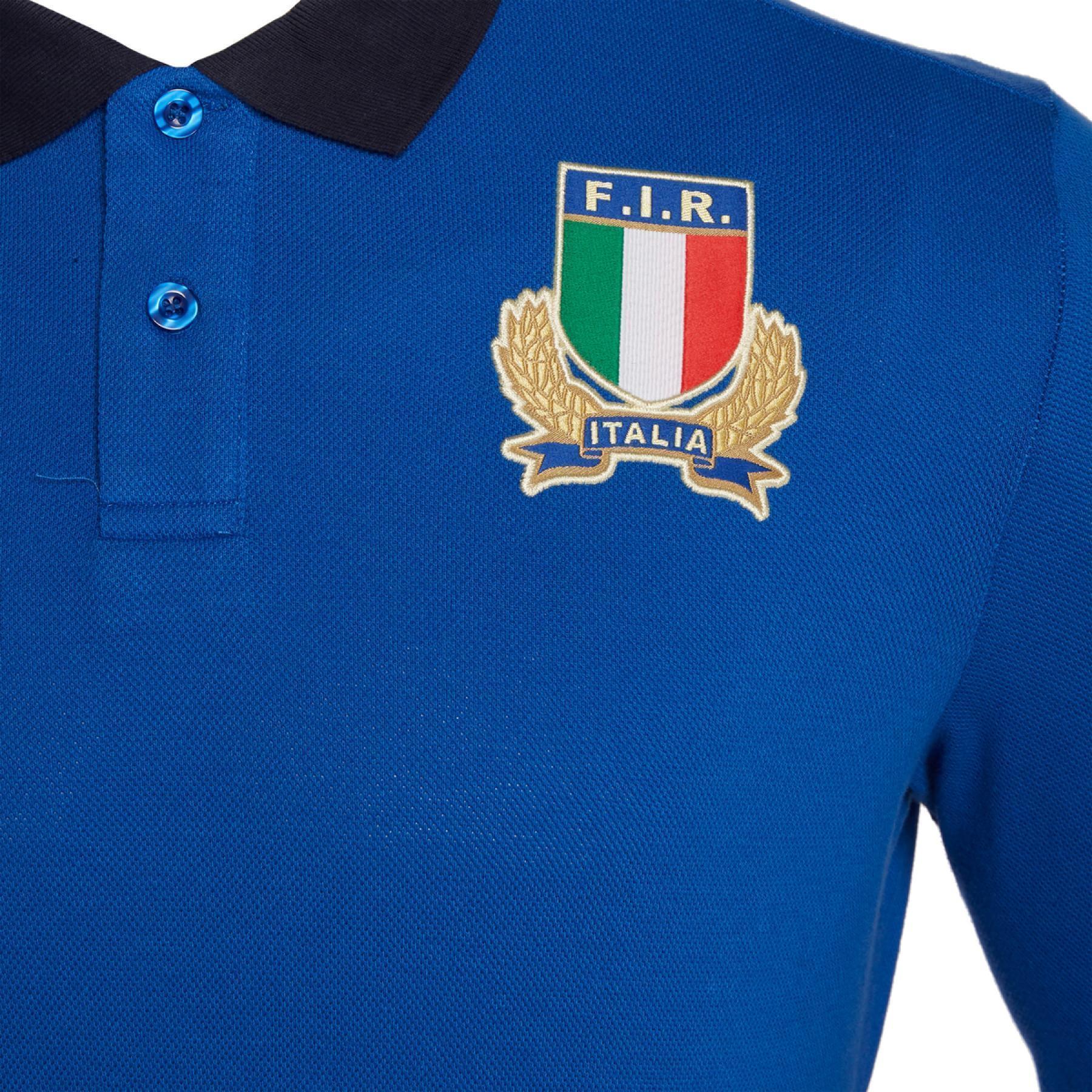 Camisa pólo piqué de algodão Italie rugby 2019
