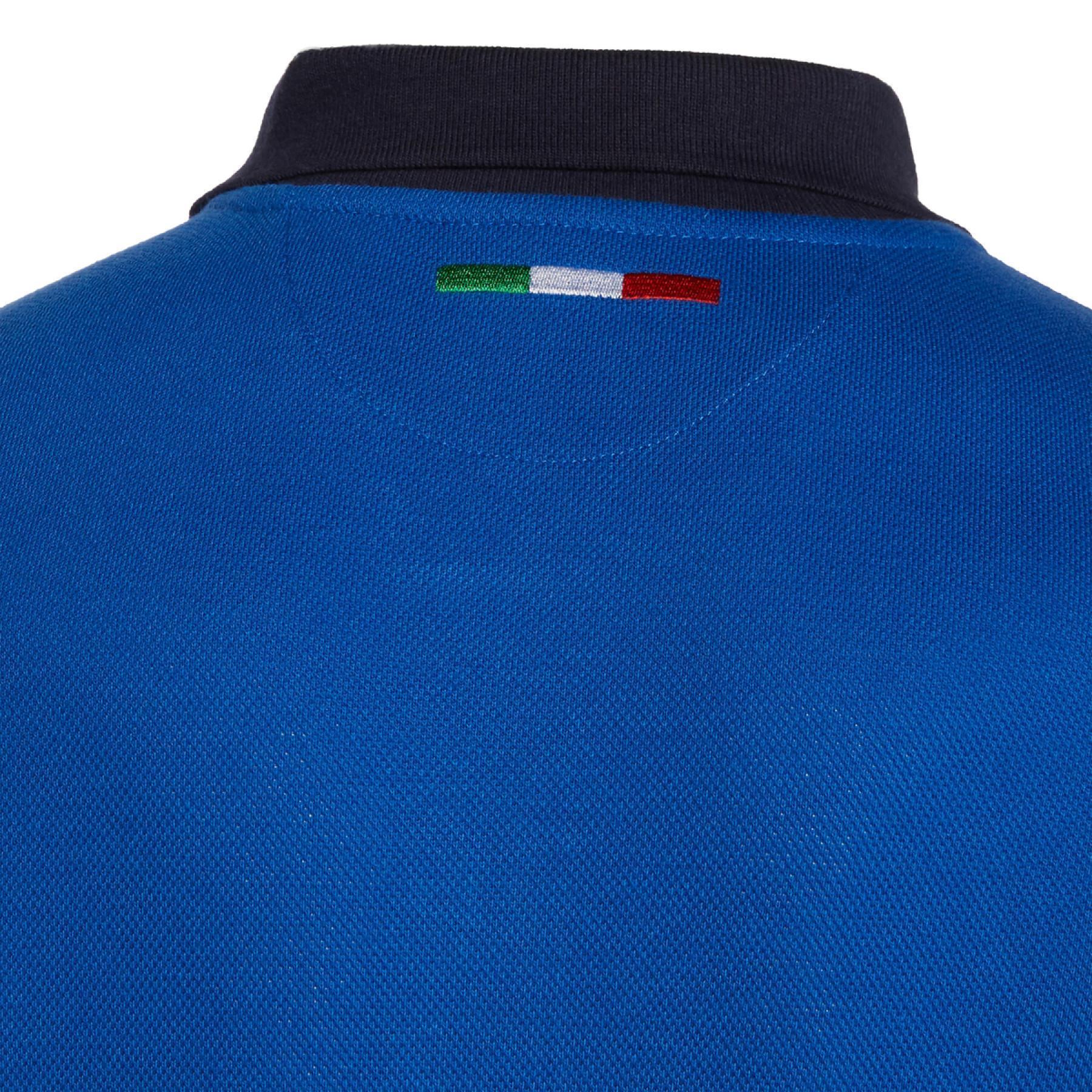 Camisa pólo piqué de algodão Italie rugby 2019