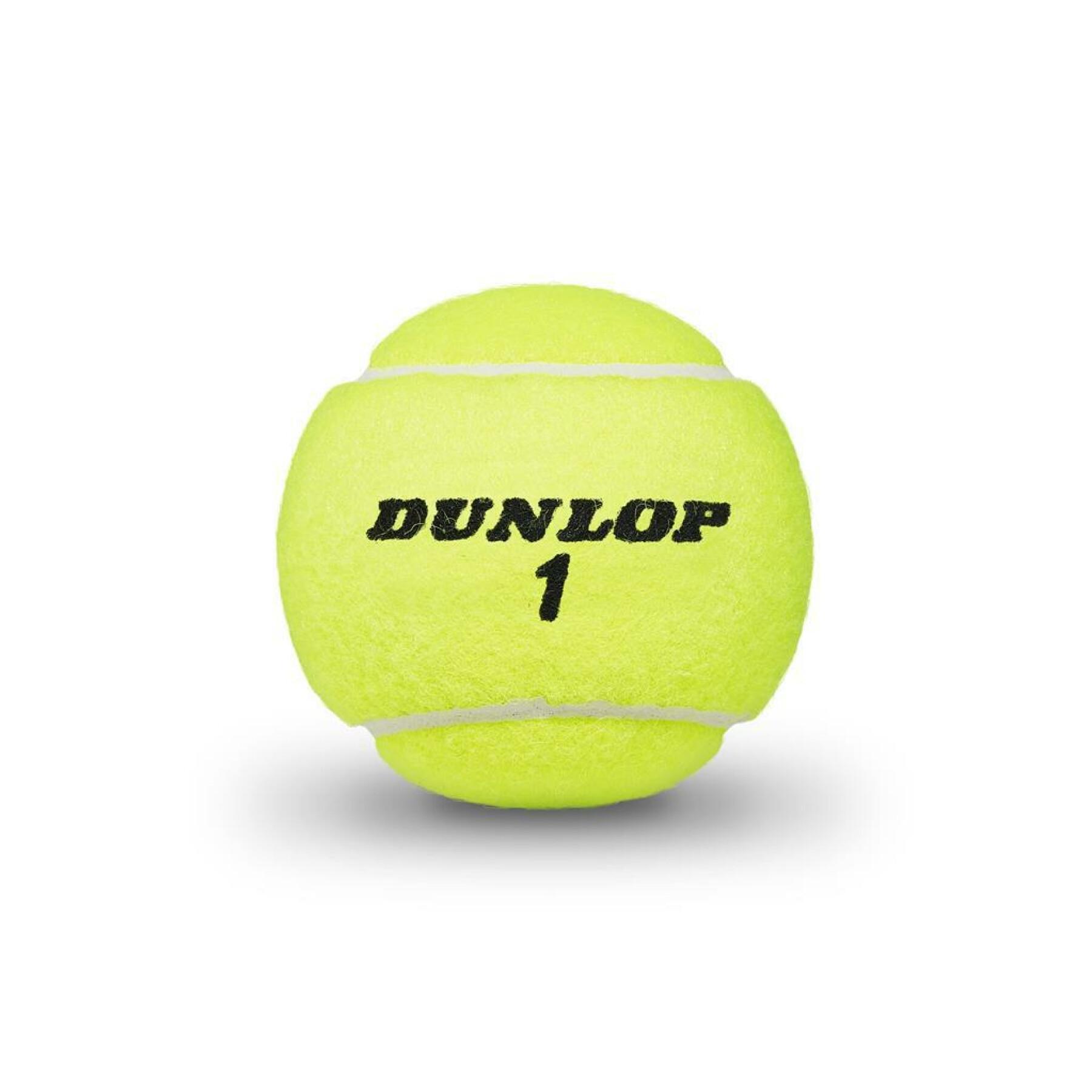 Conjunto de 3 bolas de ténis Dunlop extra life