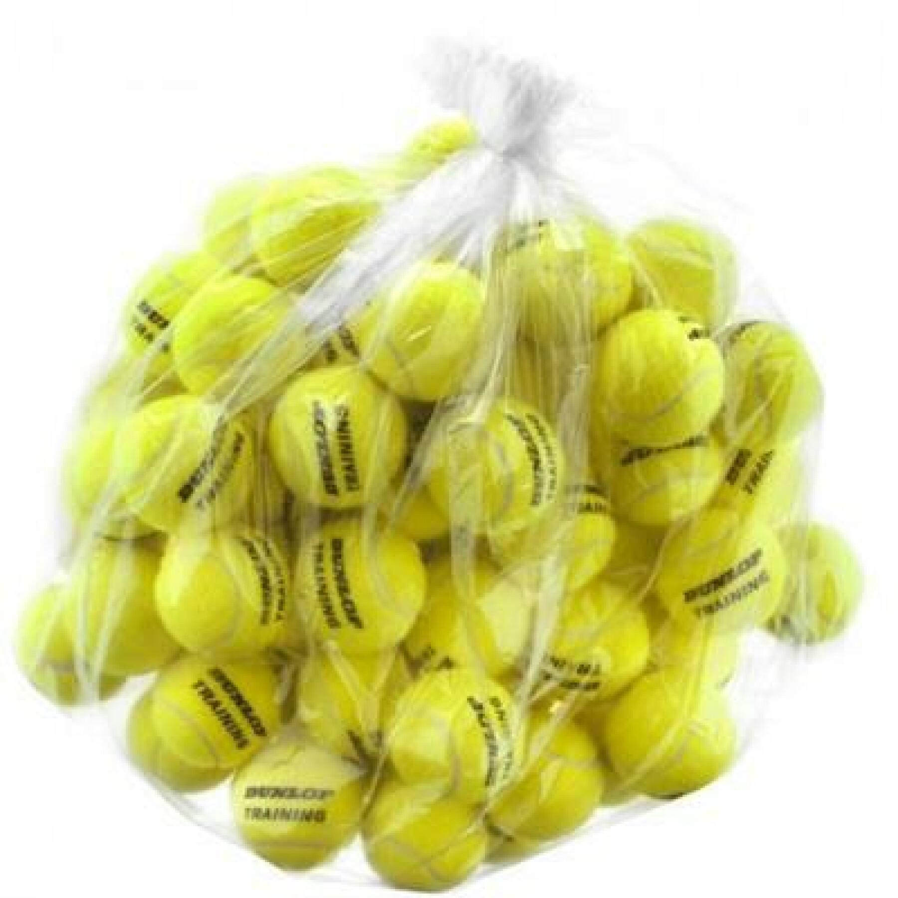 Lote de 60 bolas de ténis Dunlop training