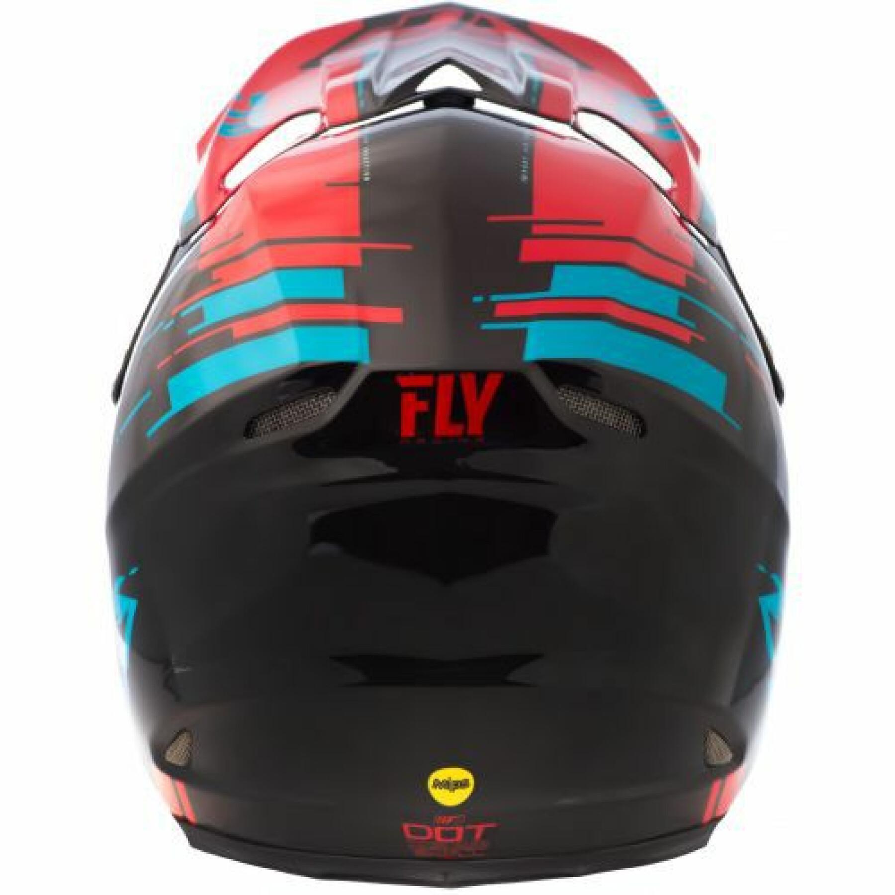 Fone de ouvido Fly Racing F2 Carbon Forge Mips 2018