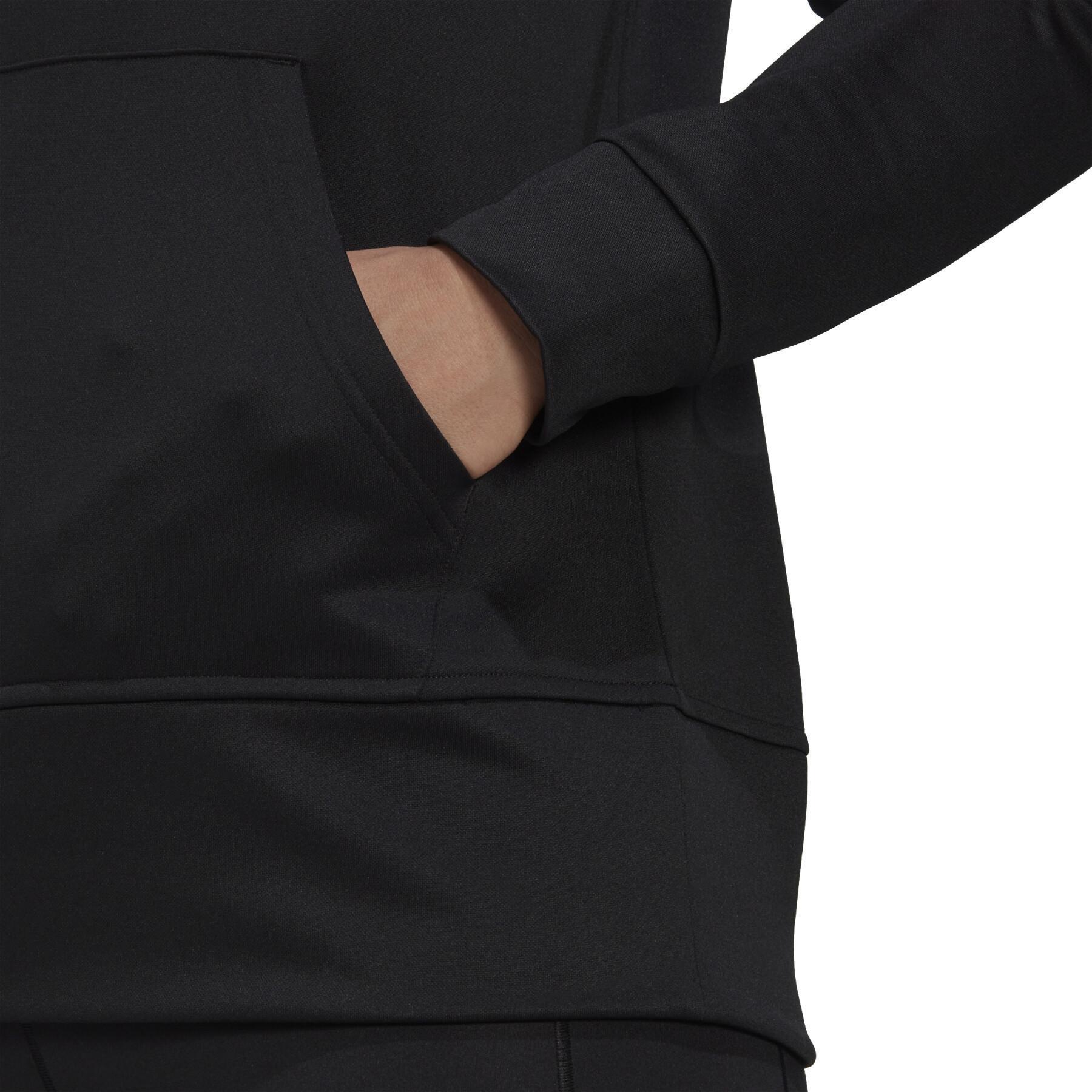 Camisola com capuz e logótipo grande para mulher adidas Aeroready