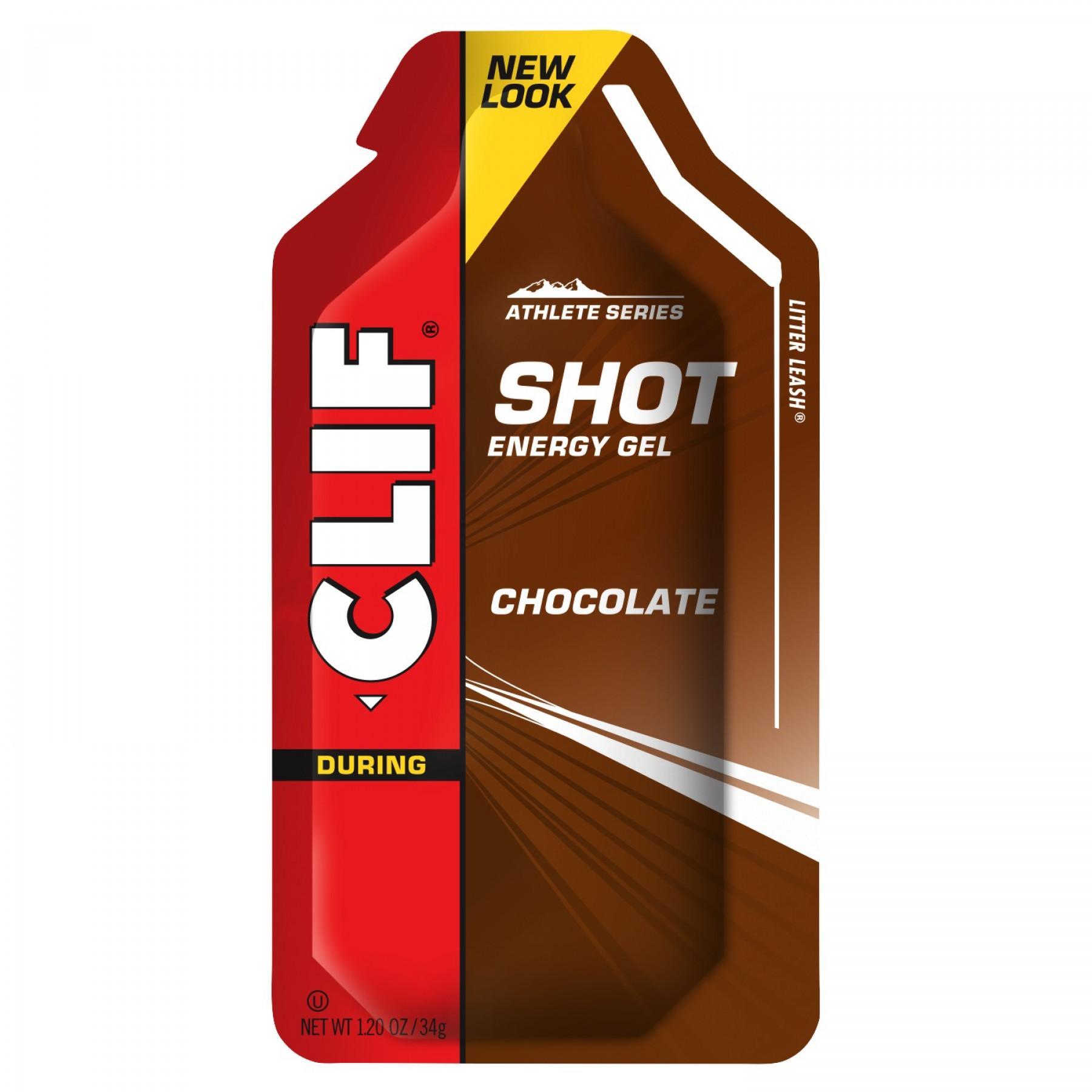 shot de gel de chocolate Clif Bar (x24)