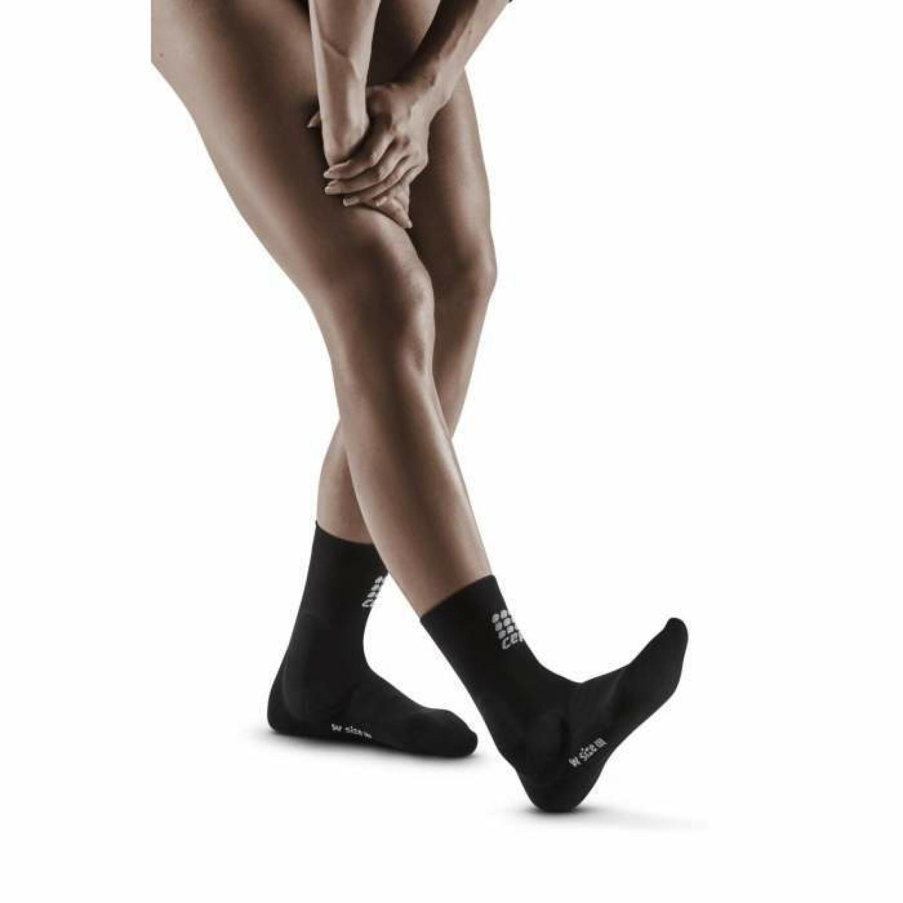 Meias de compressão femininas com protecção para o tornozelo CEP Compression Ortho