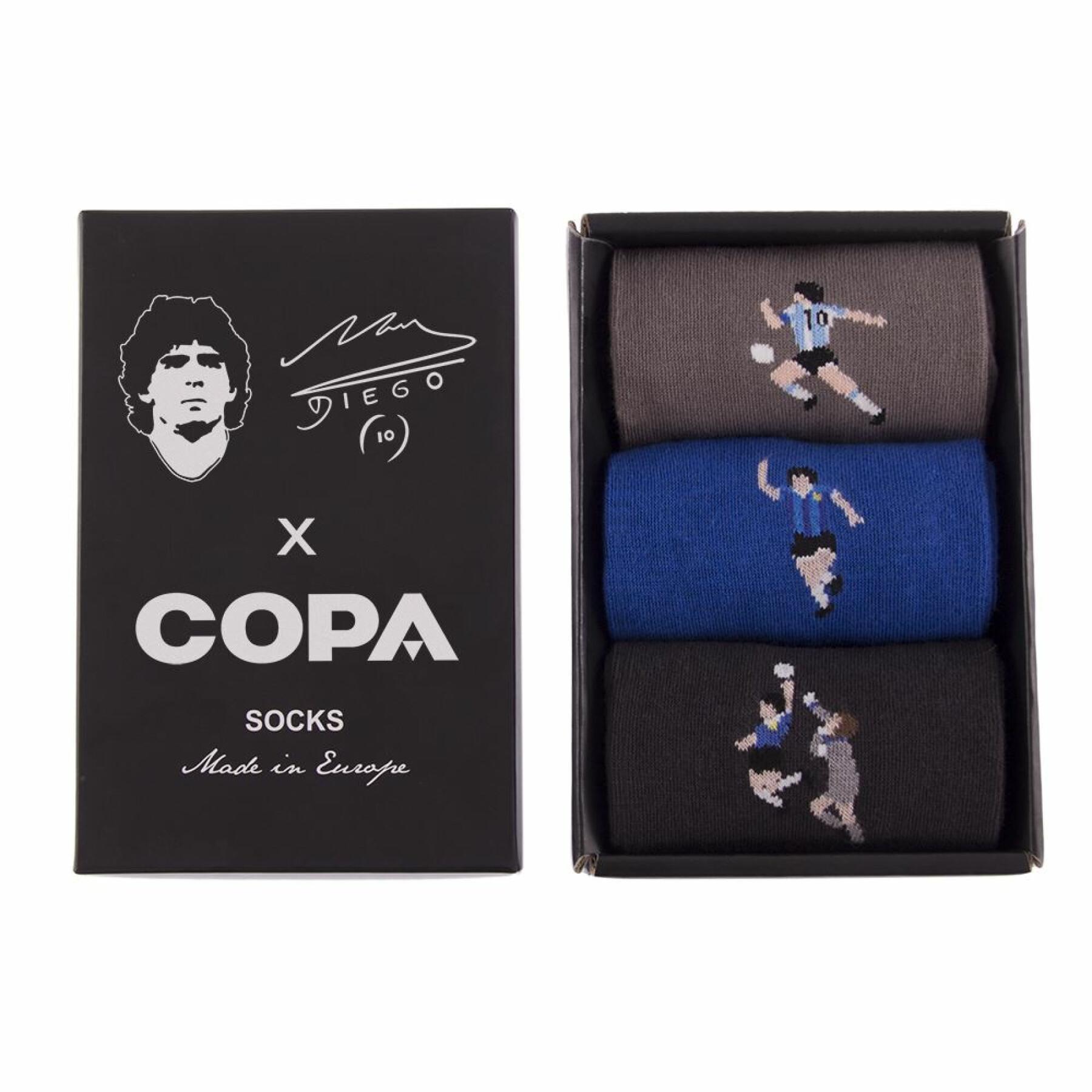 Conjunto de meias Copa Argentine Maradona (3P)