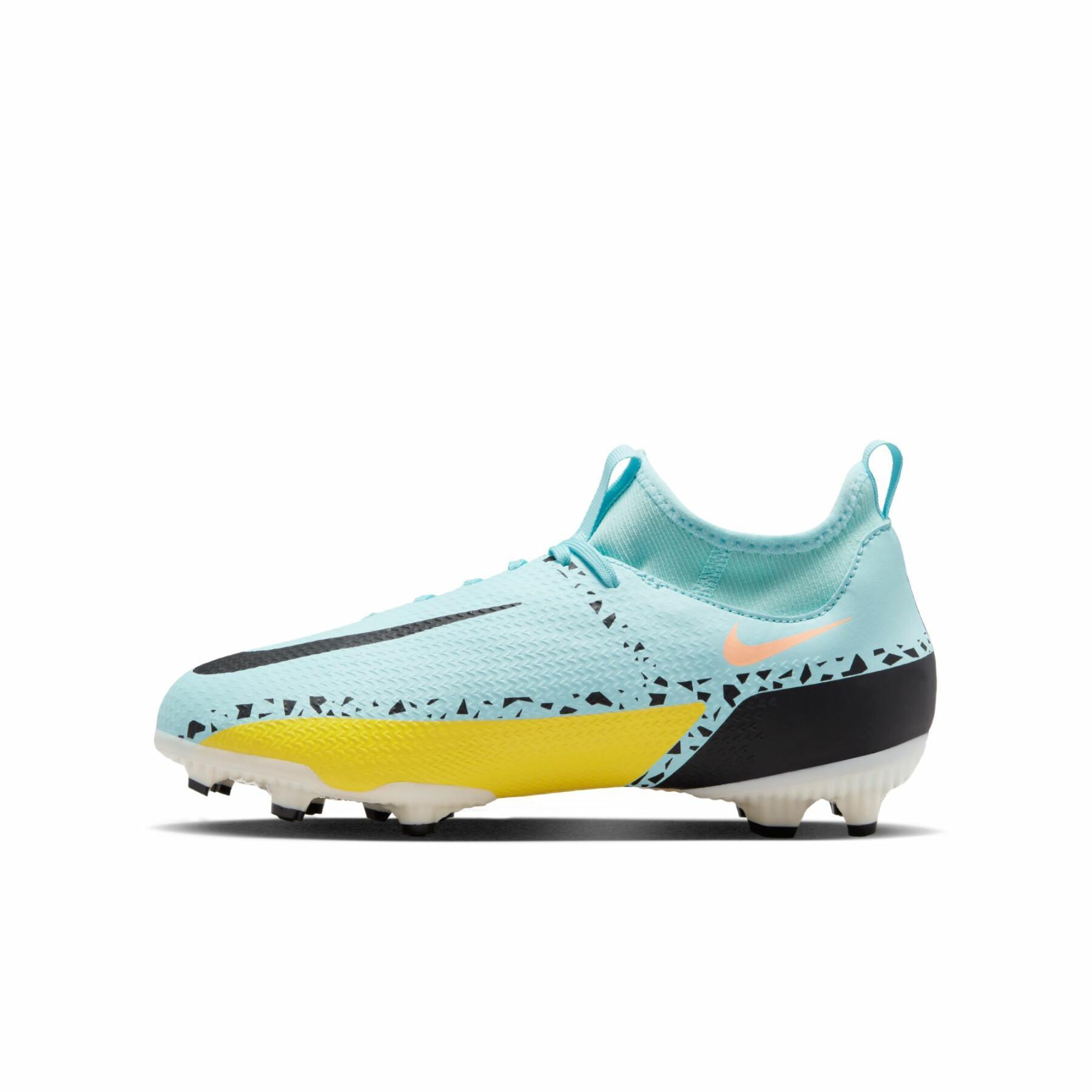 Sapatos de futebol para crianças Nike Phantom GT2 Academy Dynamic Fit MG - Lucent Pack
