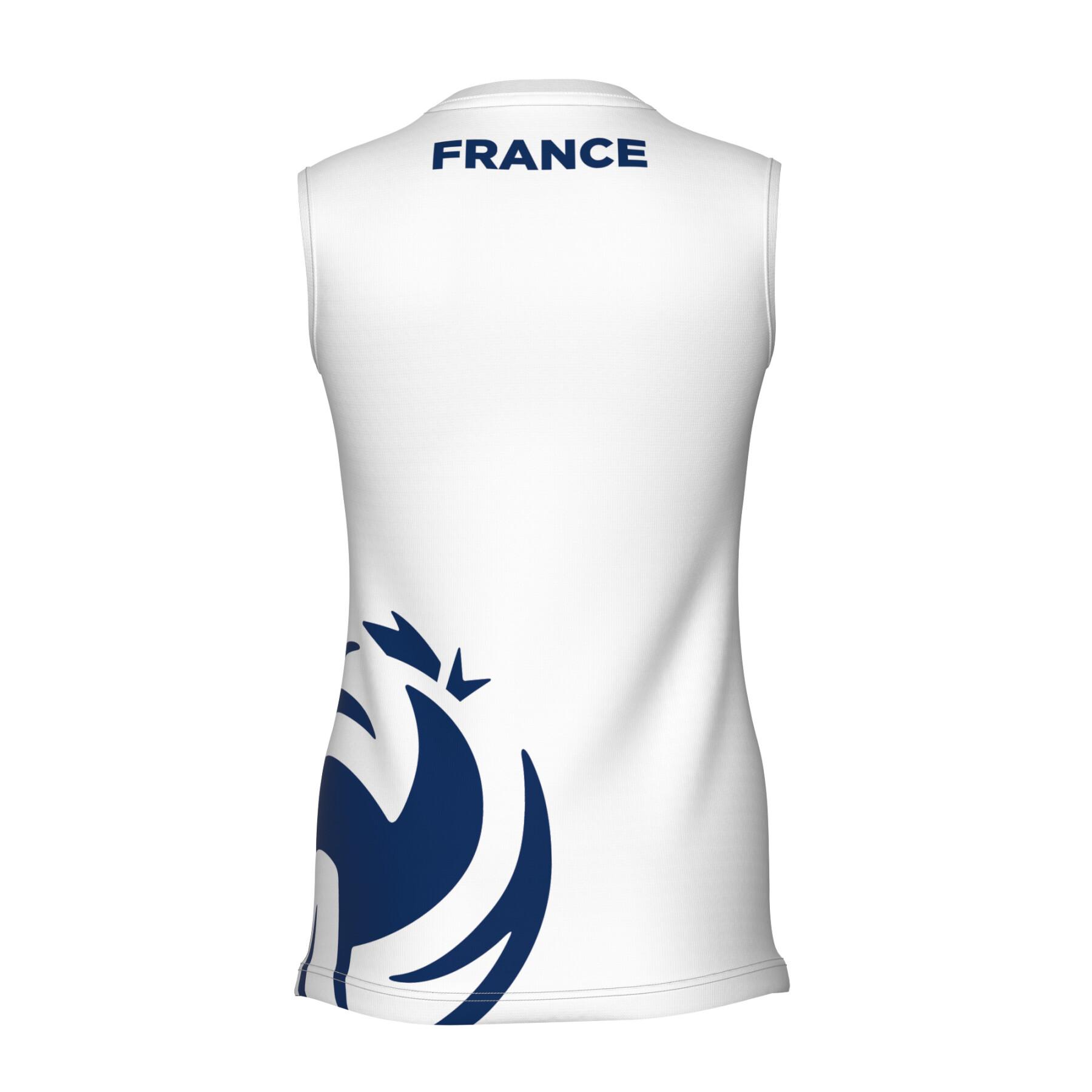 Camisa de treino sem mangas para mulheres France Alison