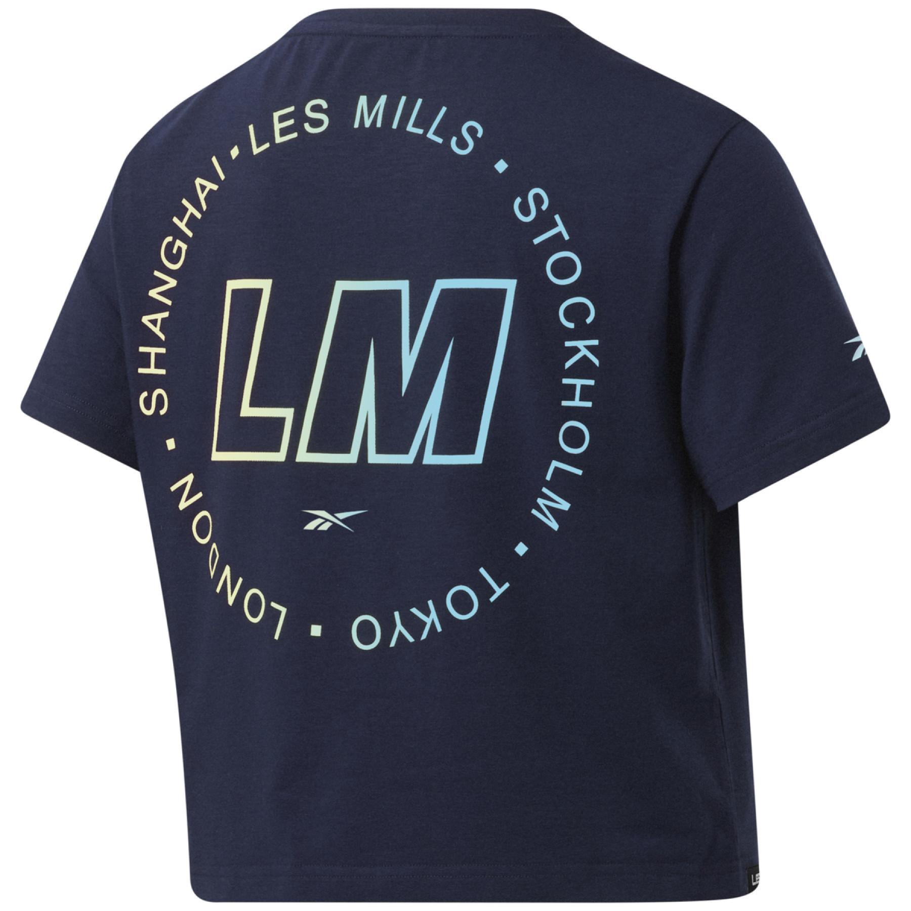 Camiseta feminina Reebok Les Mills® Cropped