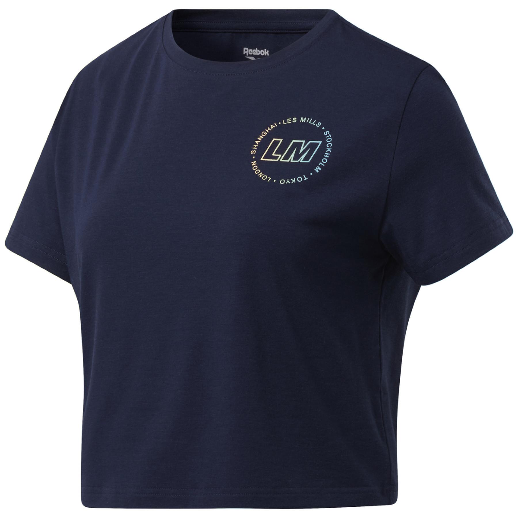 Camiseta feminina Reebok Les Mills® Cropped