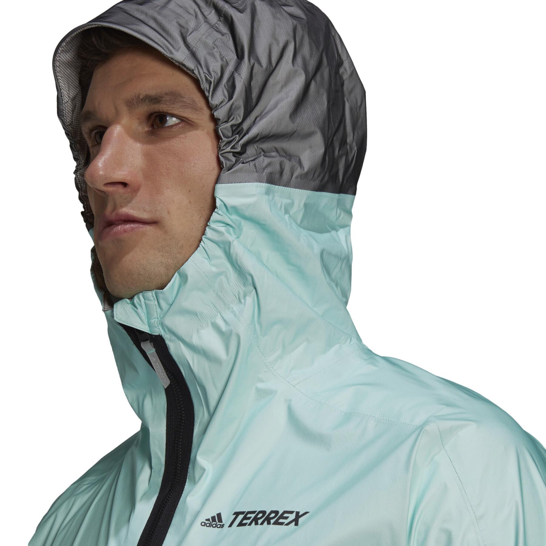 Casaco de chuva adidas Terrex Agravic Pro Trilho Running