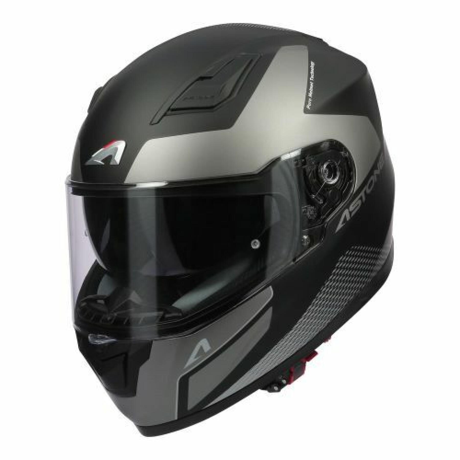 Capacete de motocicleta facial completo Astone Gt906 Race
