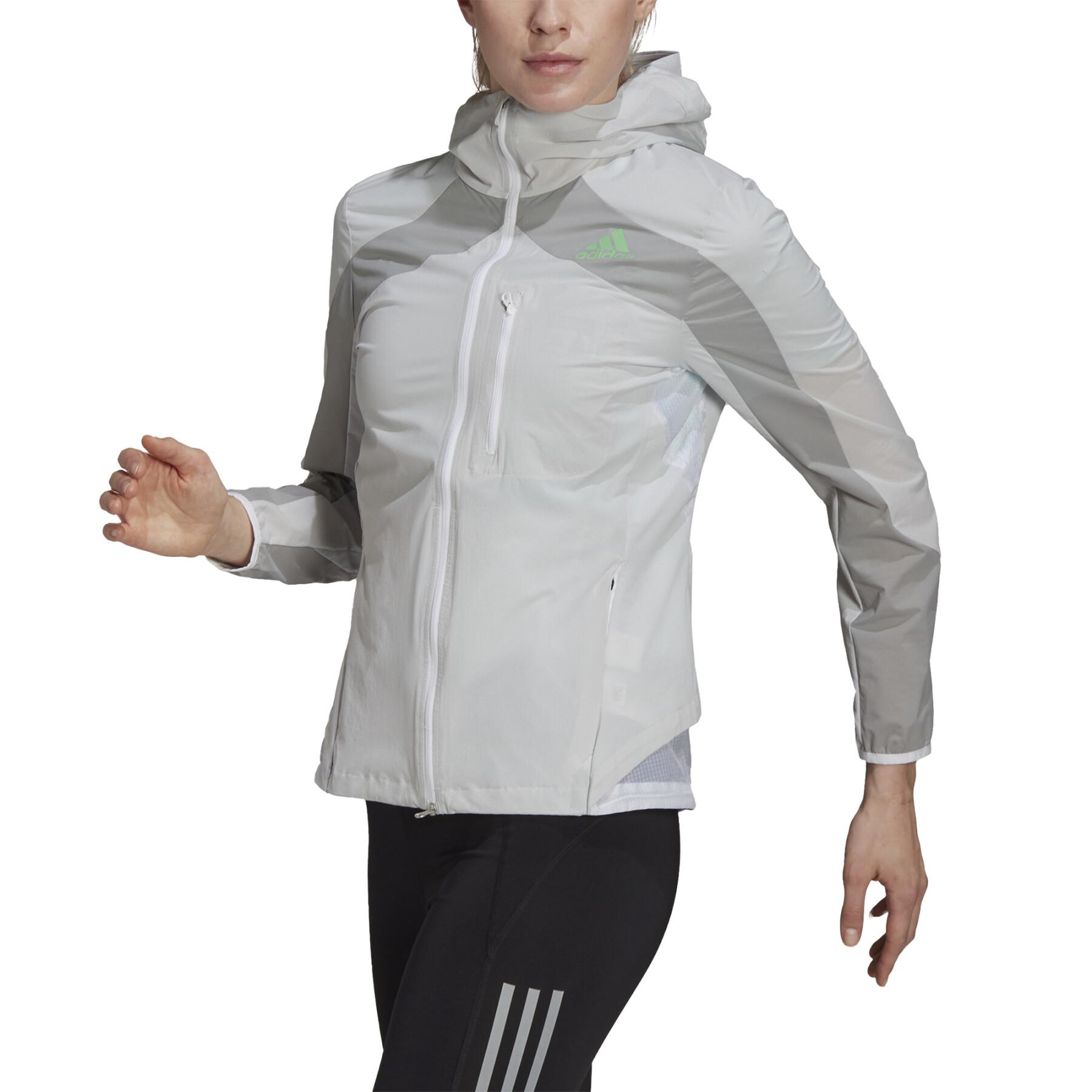Jaqueta de mulher adidas Adizero Marathon