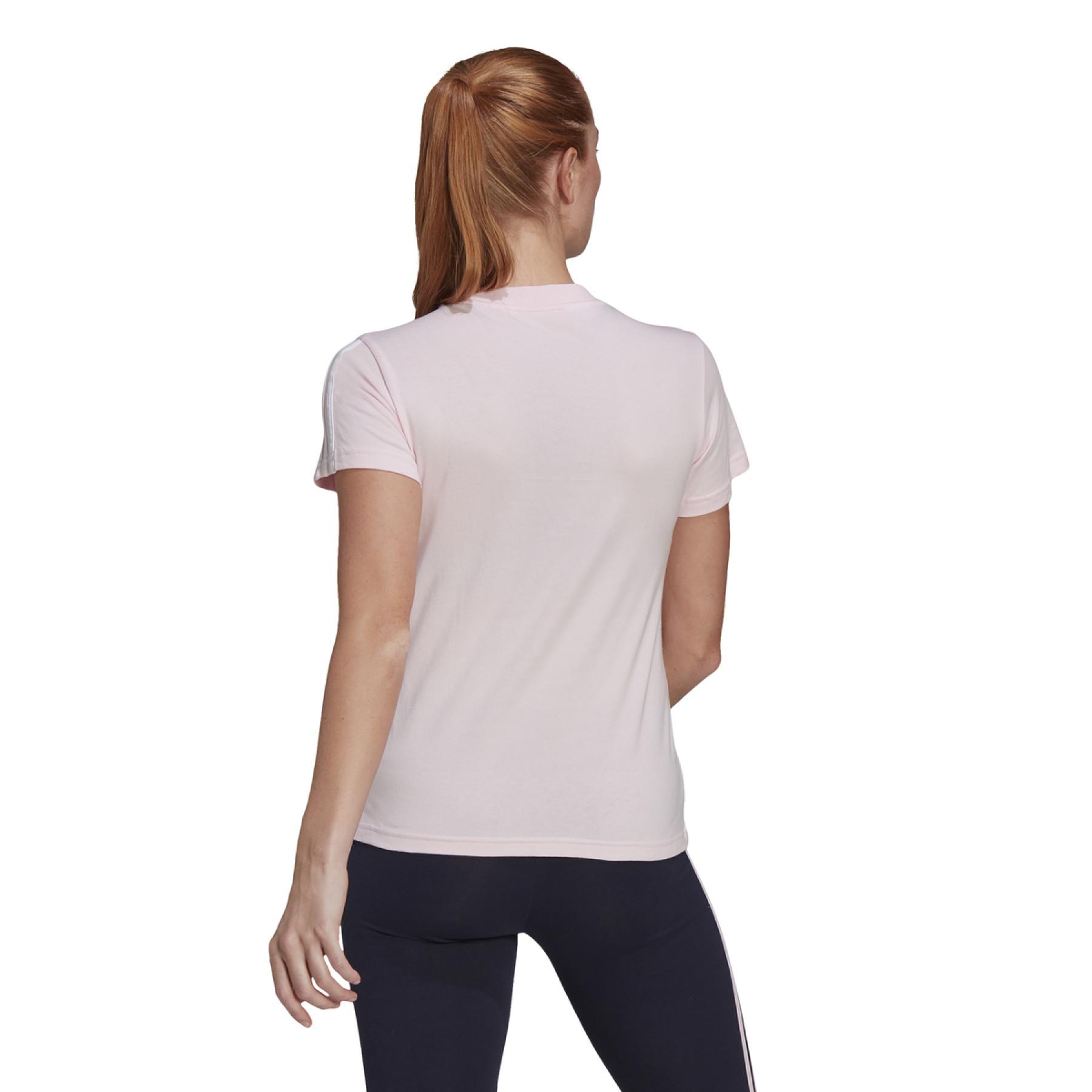 Camiseta feminina adidas Essentials Logo Colorblock Cotton