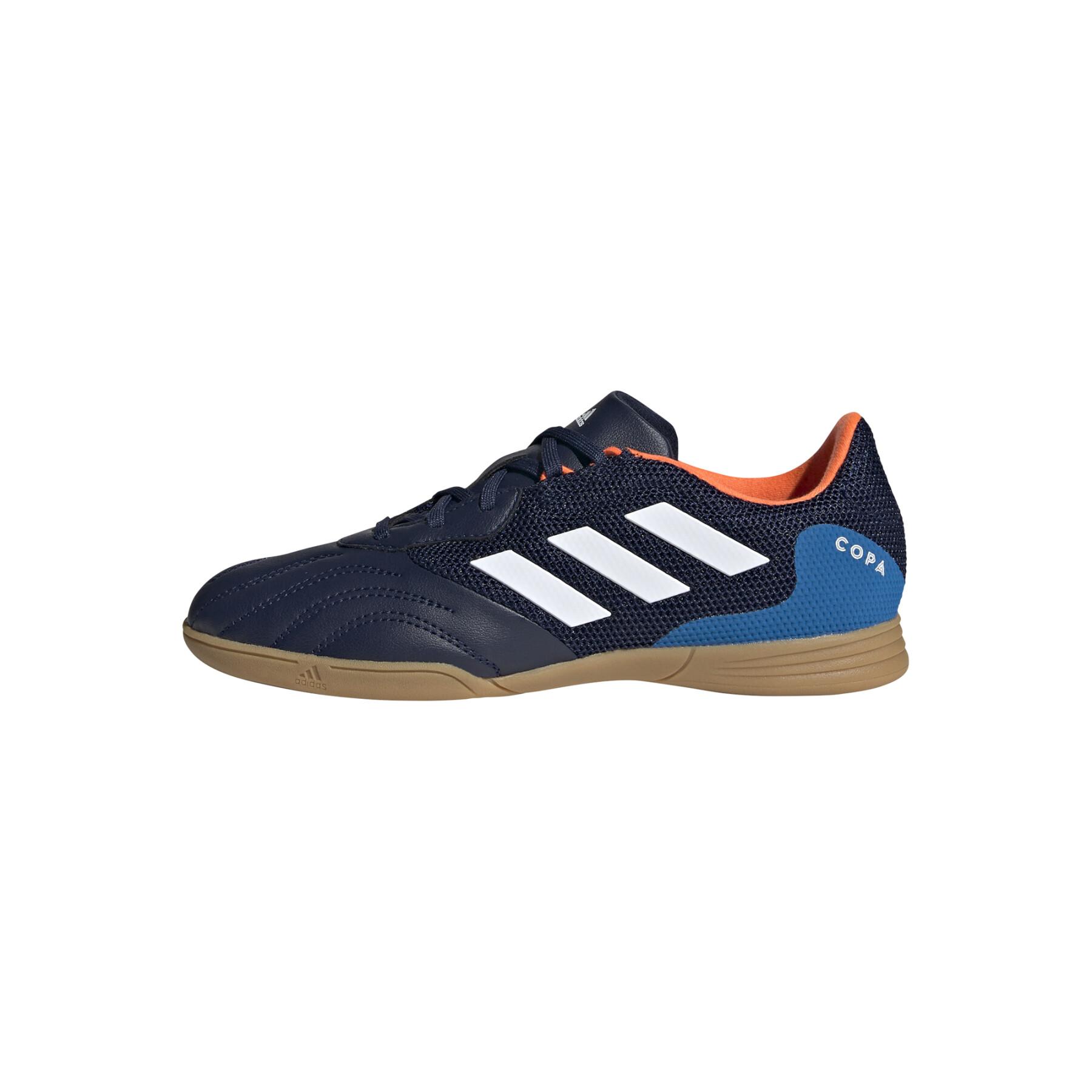 Sapatos de futebol para crianças adidas Copa Sense.3 IN - Sapphire Edge Pack