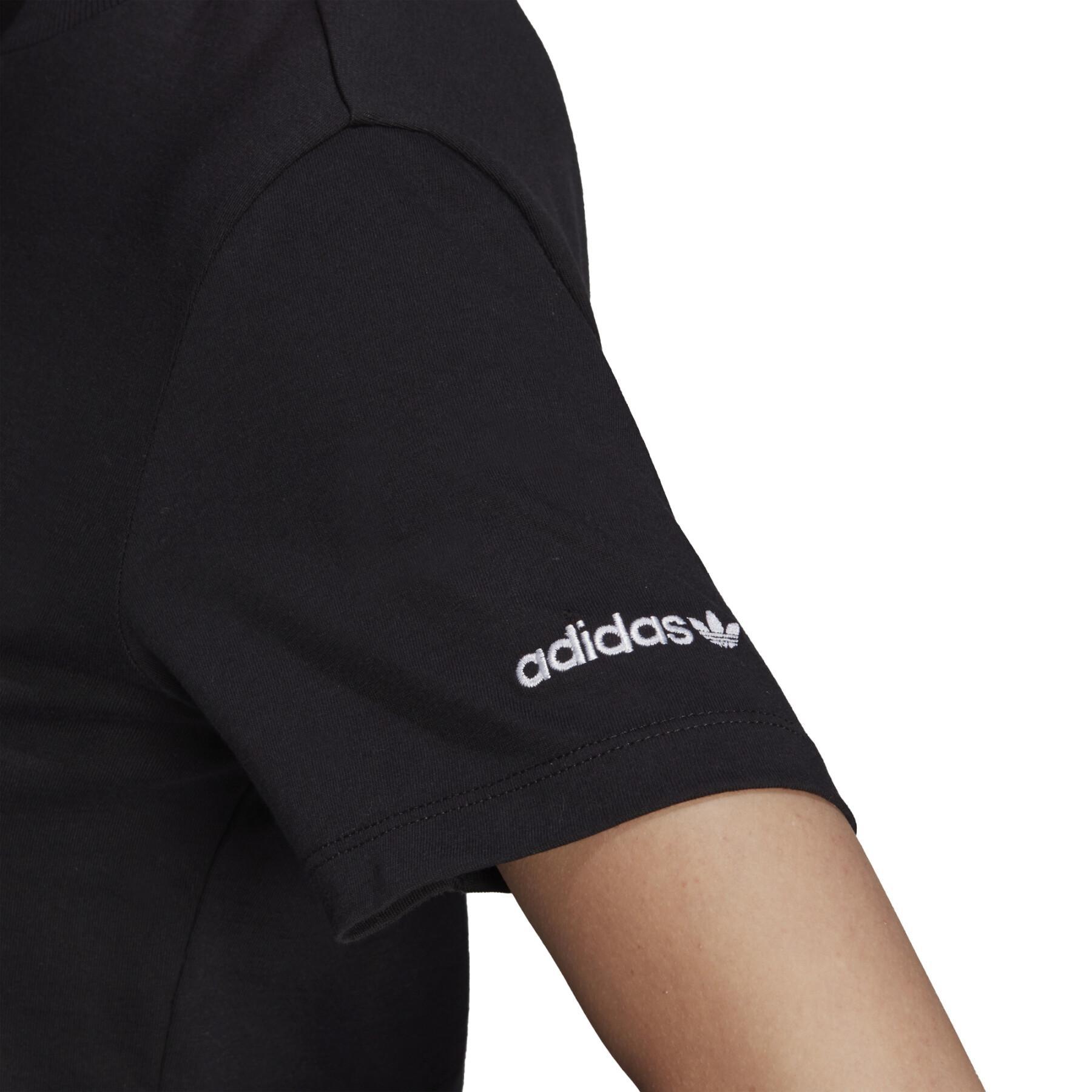 T-shirt mulher adidas Originals Adicolor Trefoil