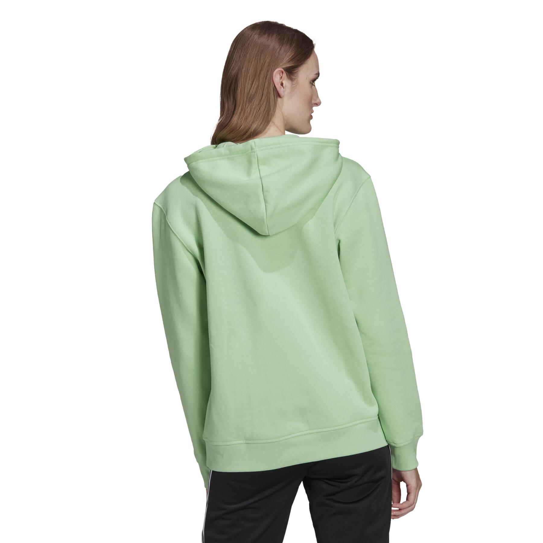 Camisola com capuz feminino adidas Originals Adicolor Essentials Fleece