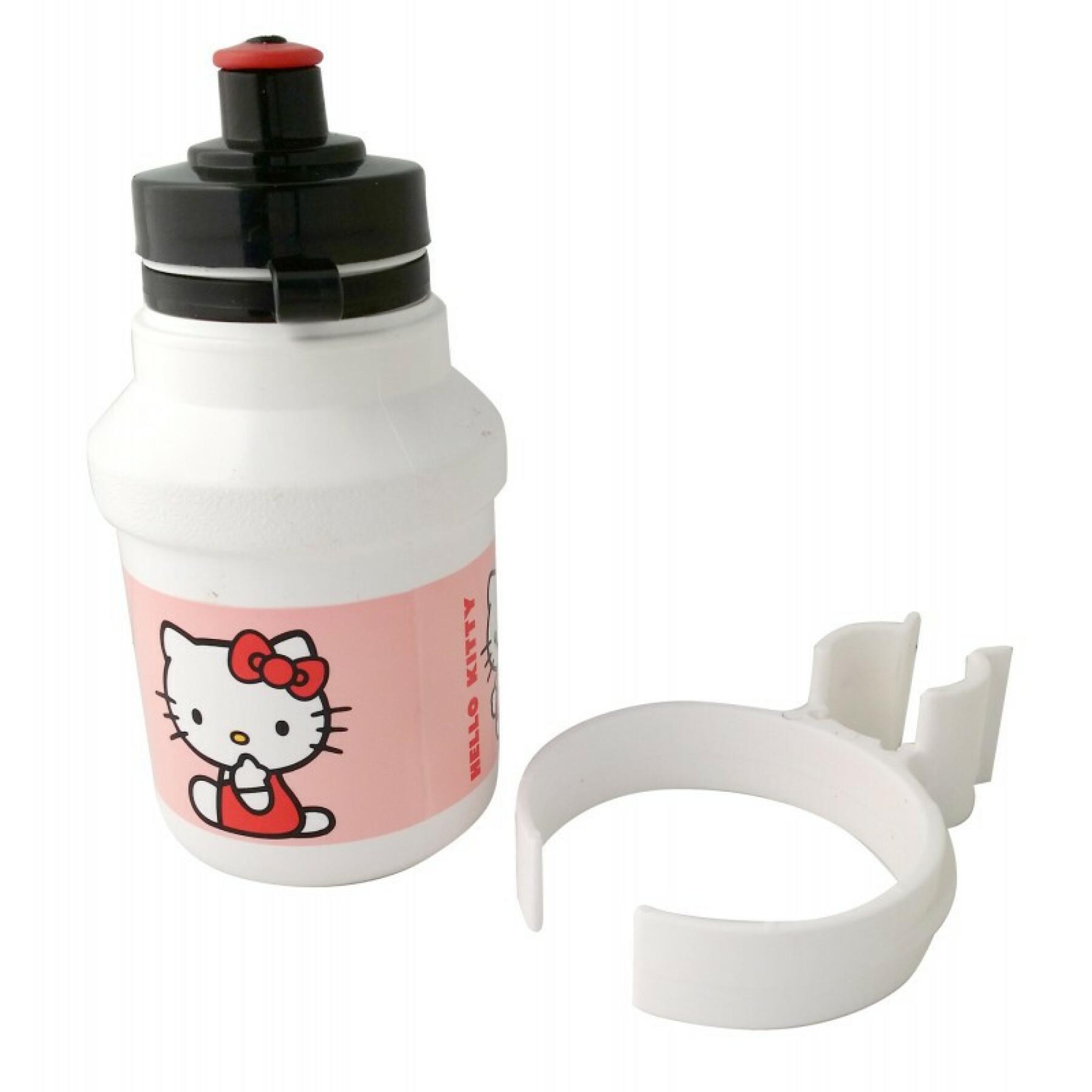 Garrafa + suporte para garrafa para raparigas Hello Kitty