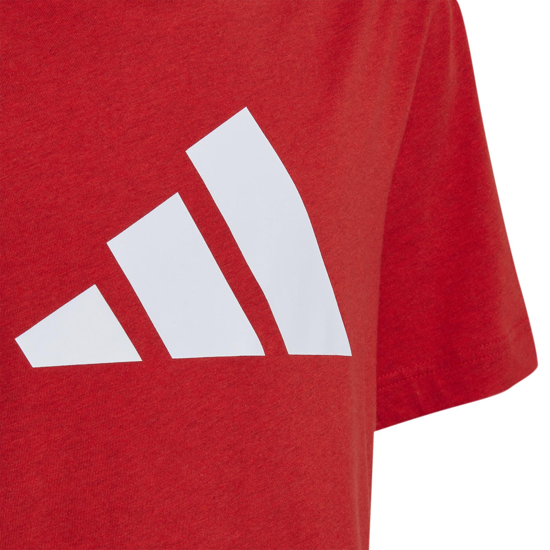 T-shirt de criança adidas Future Icons 3-Stripes