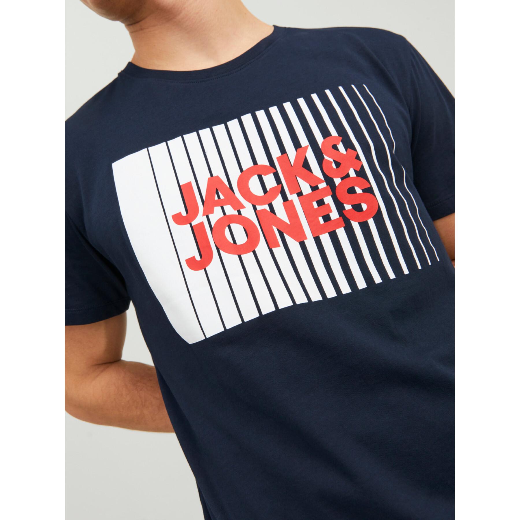 T-shirt de pescoço redondo Jack & Jones Corp Logo