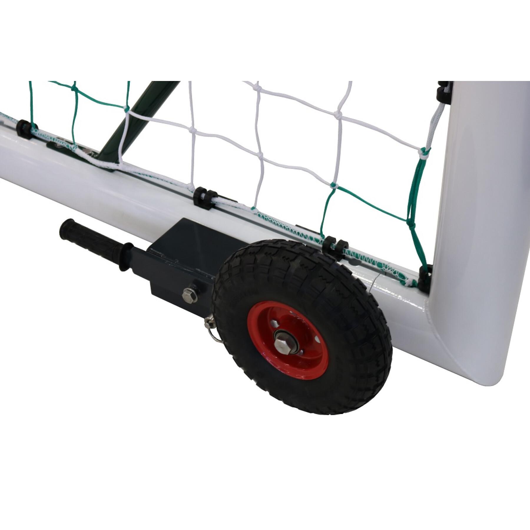 Kit de rodas para golos de futebol transportáveis 1200mm x 1000 mm