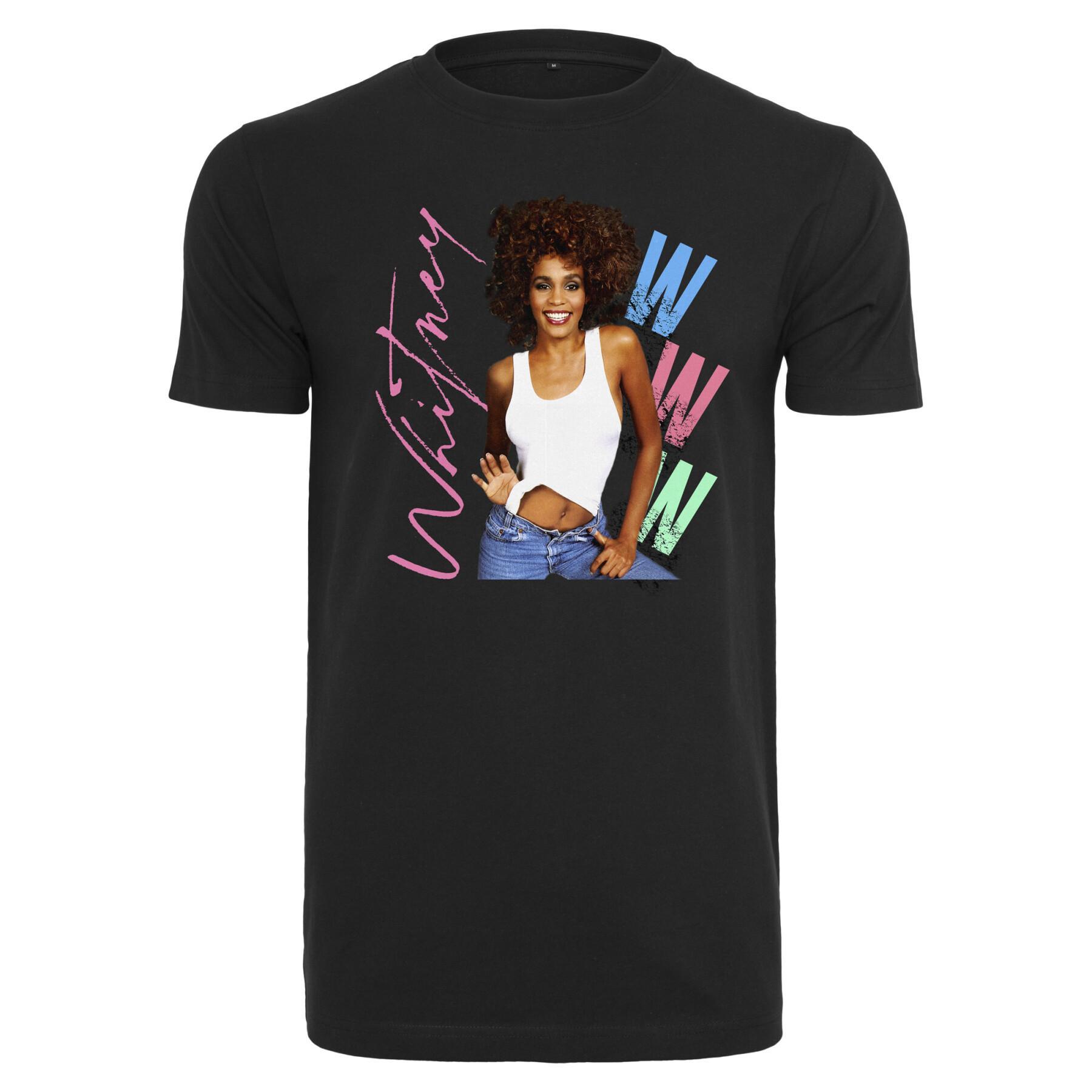 Camiseta feminina Urban Classics Ladies Whitney Houston WWW