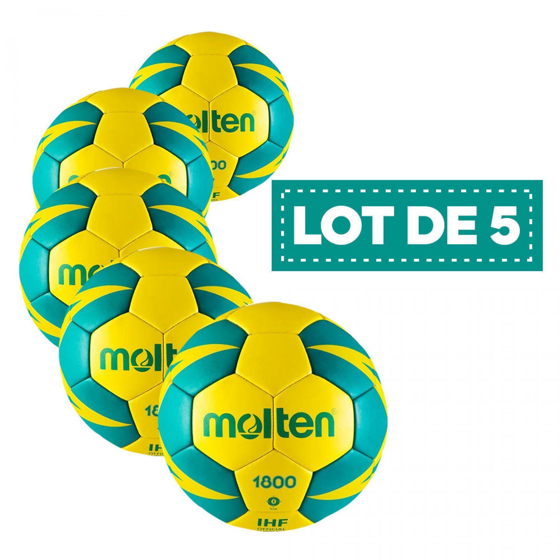 Conjunto de 5 bolas de treino Molten HX1800