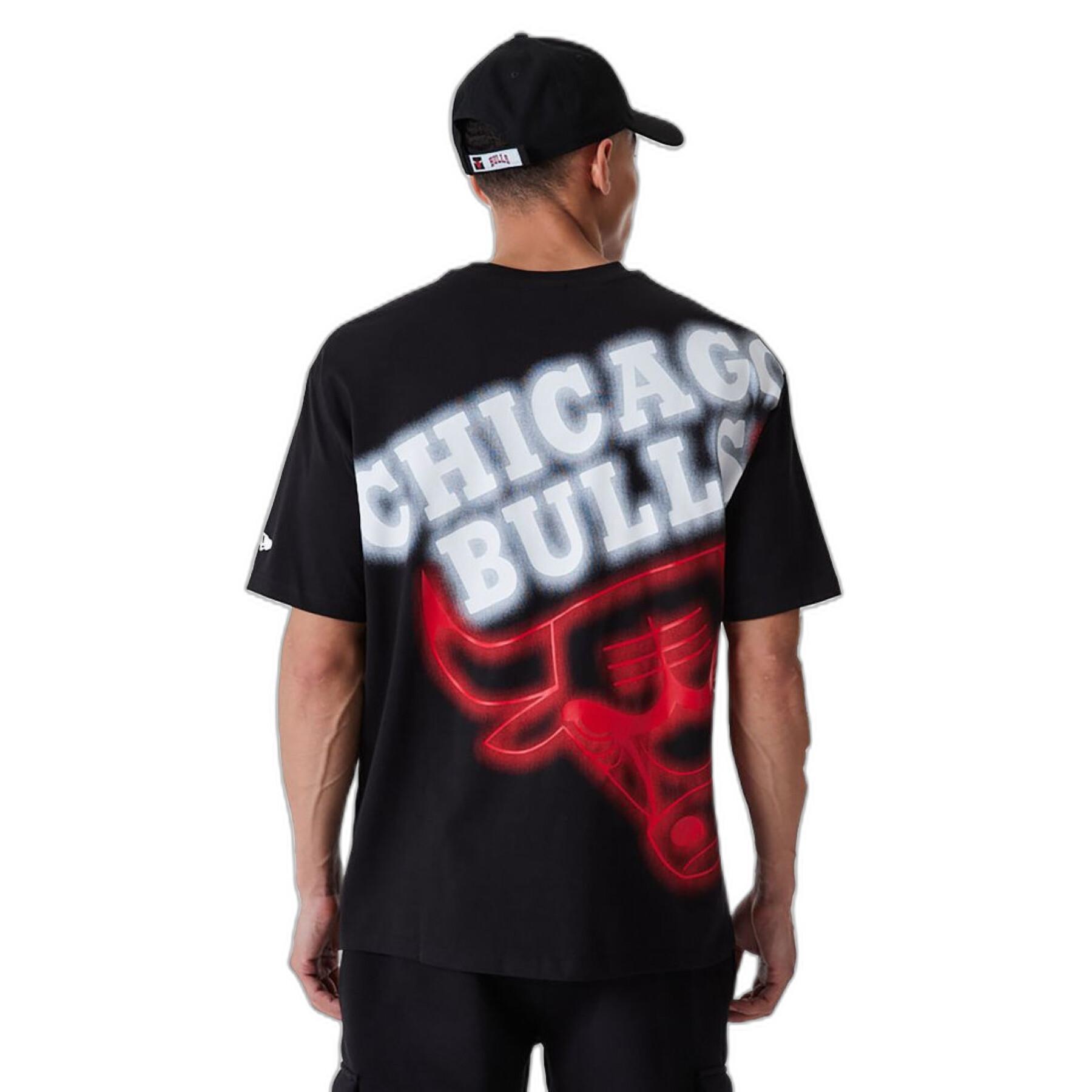 T-shirt sobredimensionada Chicago Bulls NBA BP Neon