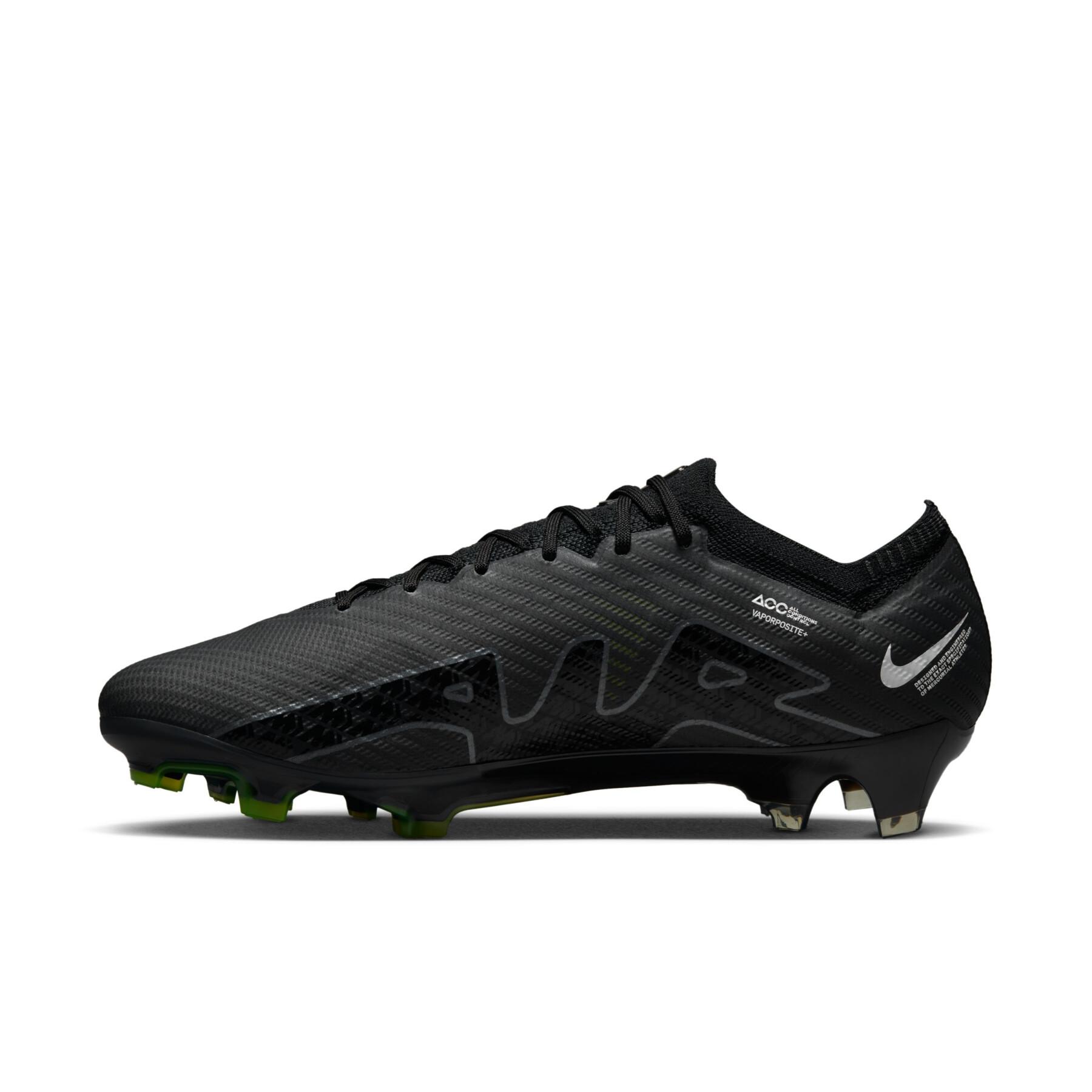 Sapatos de futebol Nike Zoom Mercurial Vapor 15 Elite FG - Shadow Black Pack