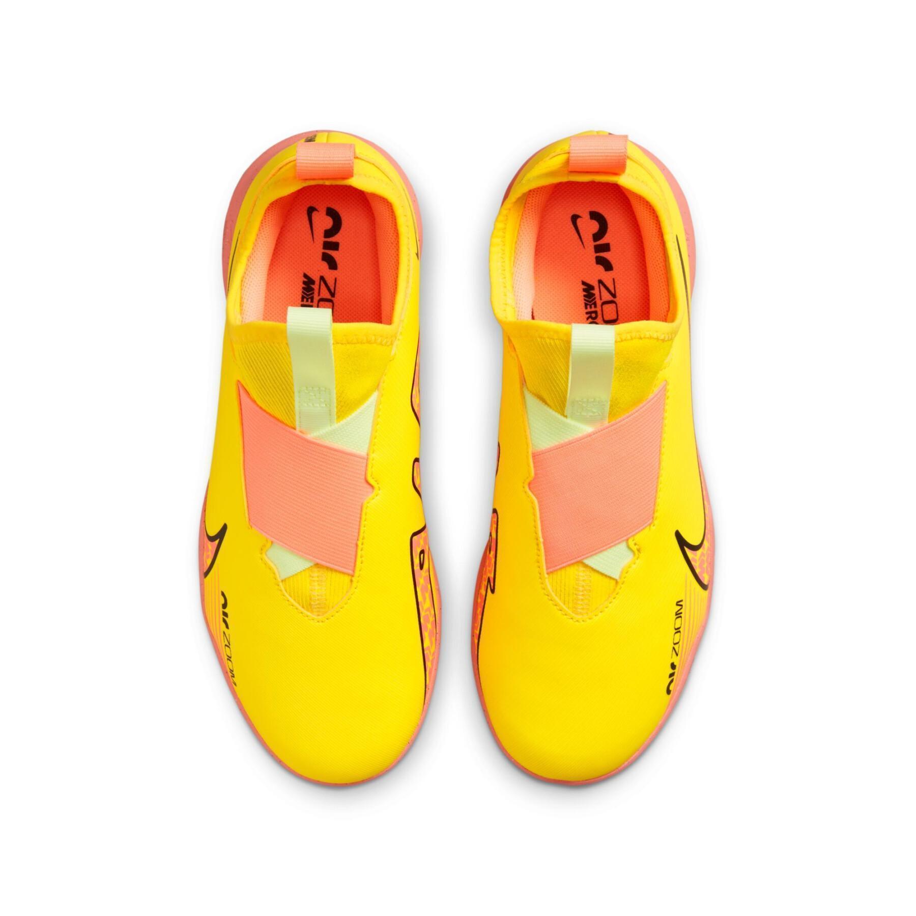 Sapatos de futebol para crianças Nike Zoom Mercurial Vapor 15 Academy IC - Lucent Pack
