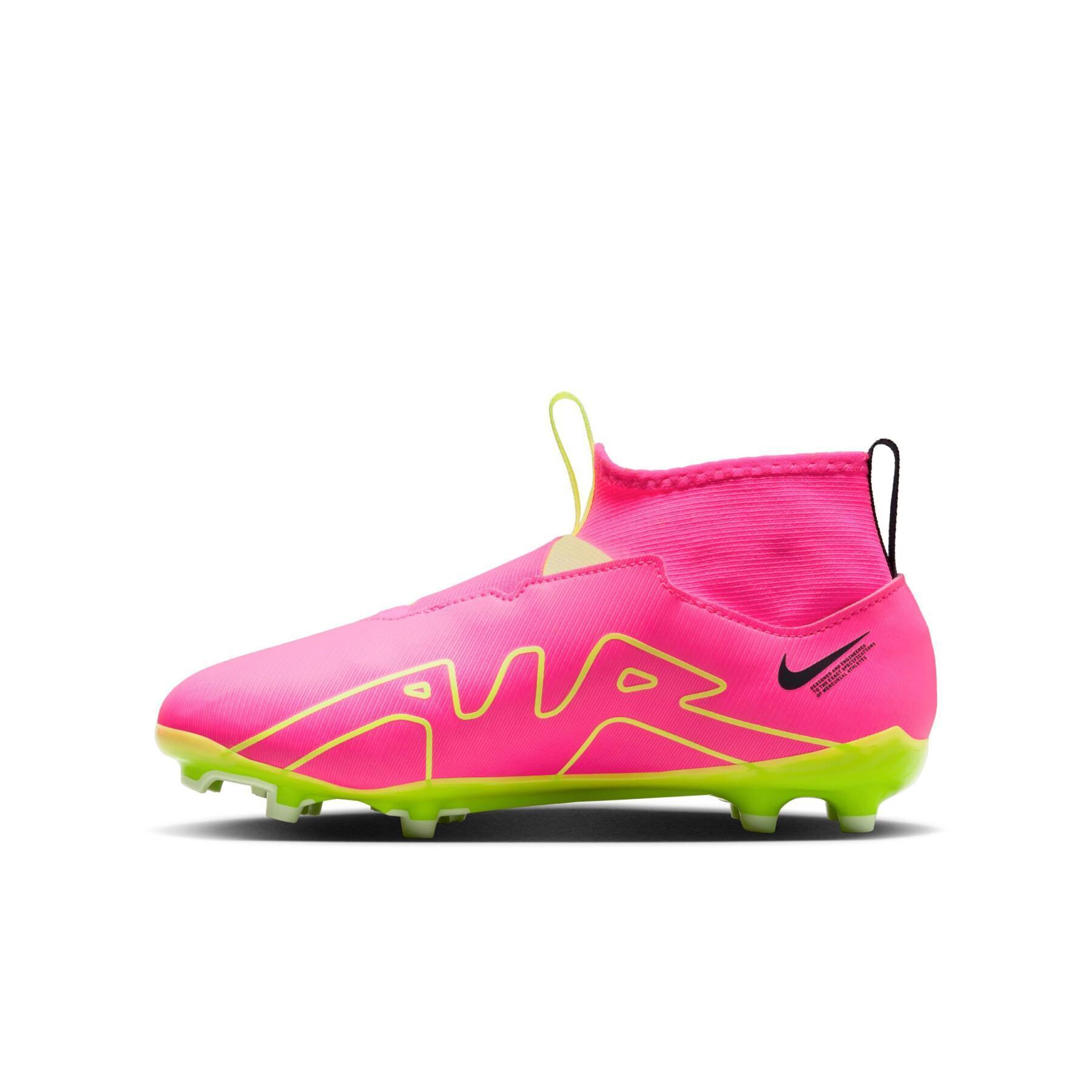 Sapatos de futebol para crianças Nike Zoom Mercurial Superfly 9 Academy FG/MG - Luminious Pack