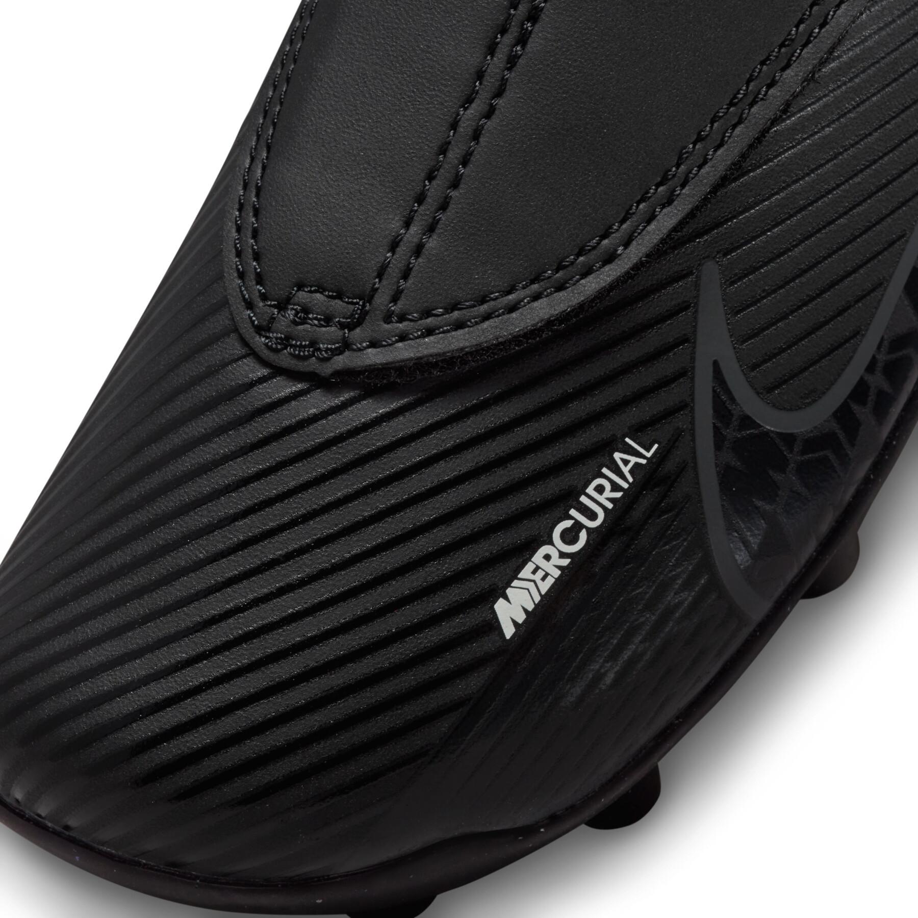Sapatos de futebol para crianças Nike Mercurial Vapor 15 Club MG - Shadow Black Pack