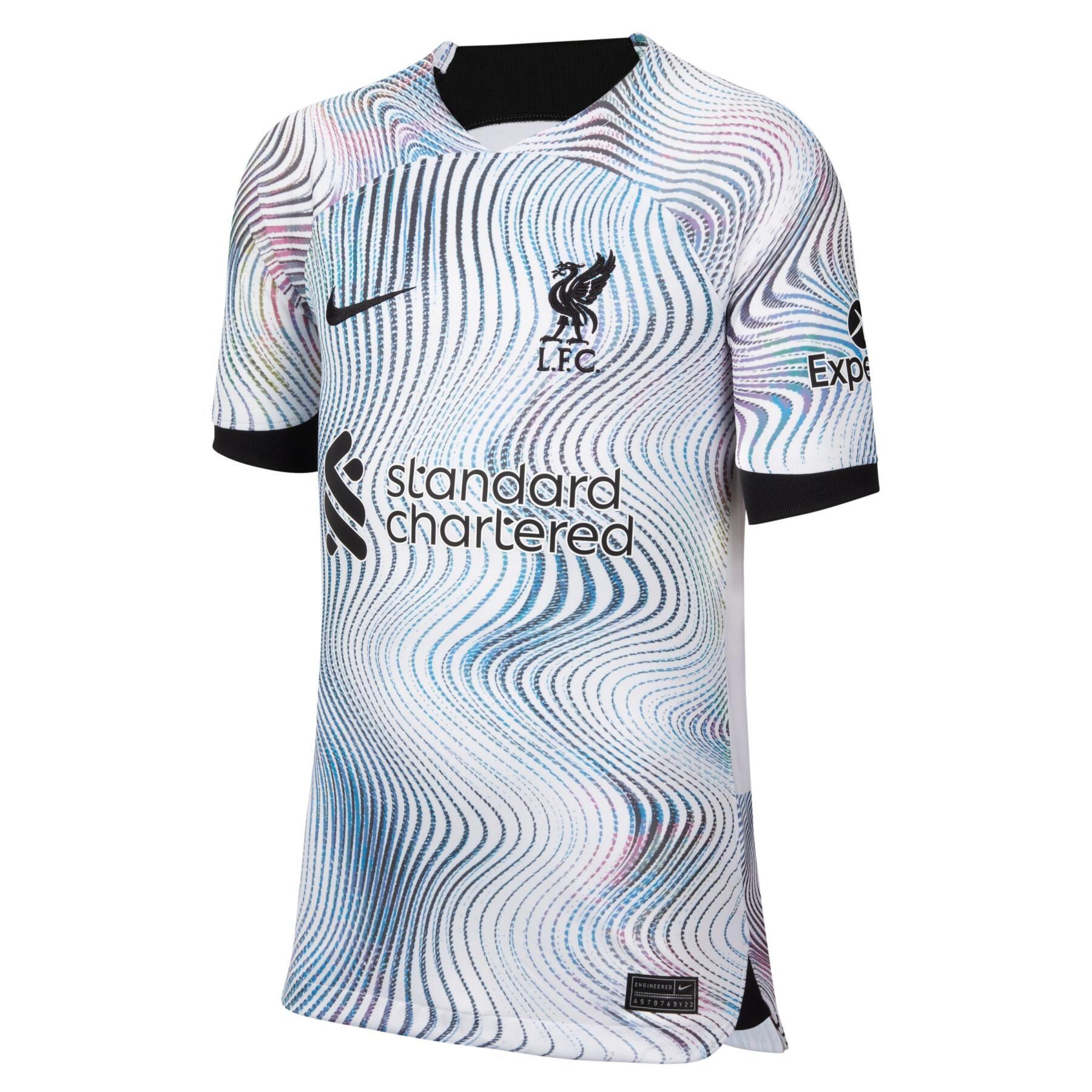 Camisola para crianças ao ar livre Liverpool FC 2022/23