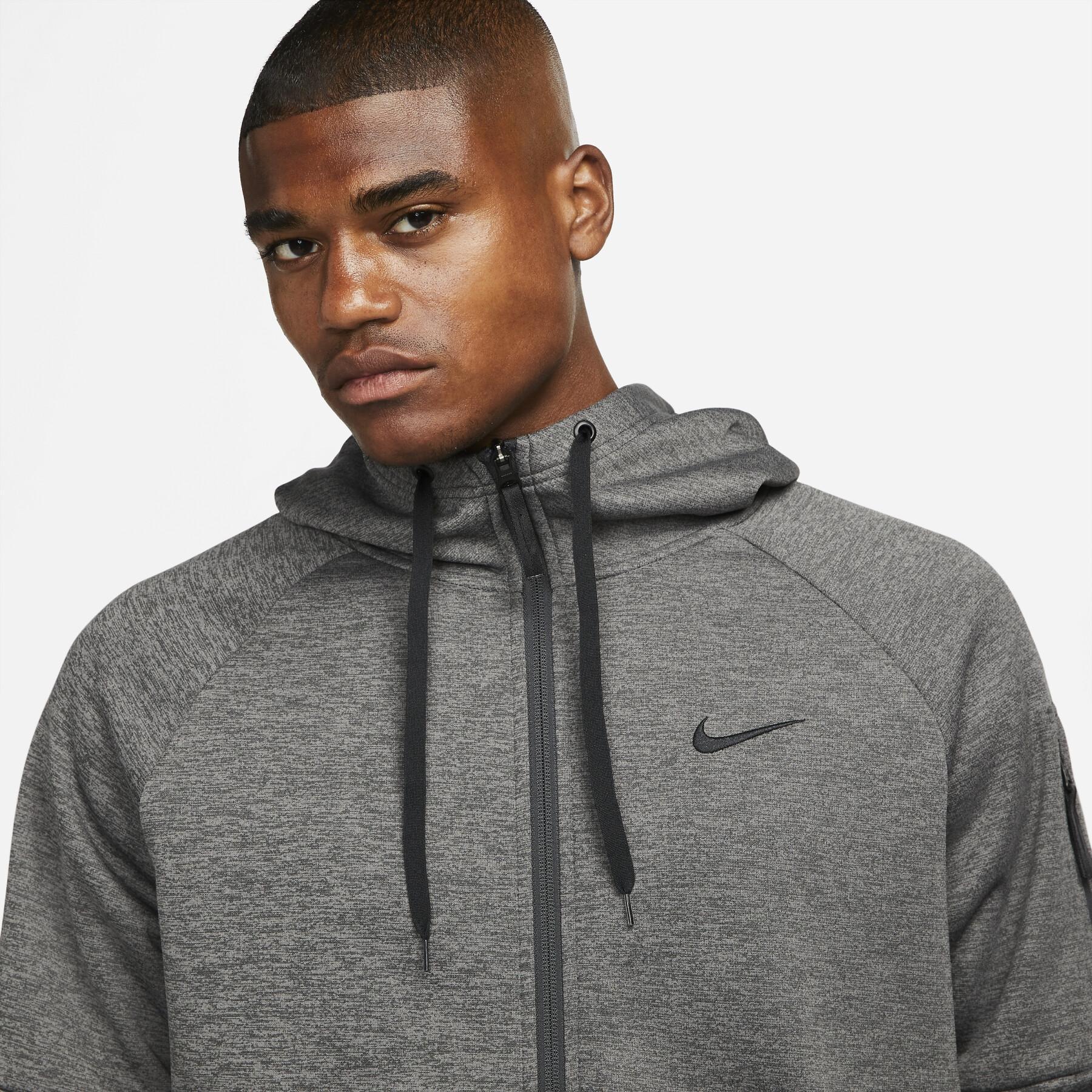 Sweatshirt com capuz cheio zip Nike Therma-Fit
