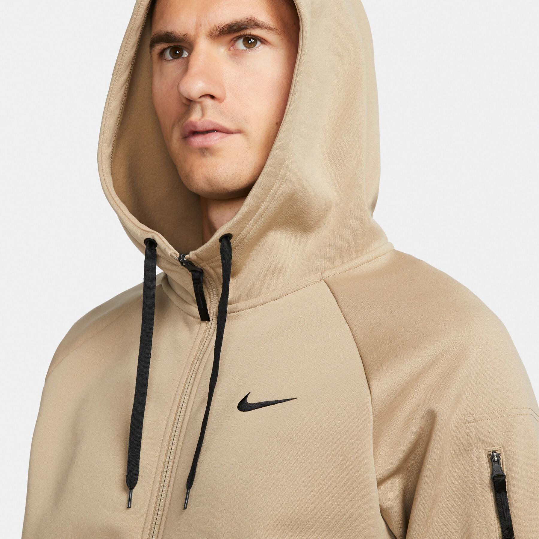 Sweatshirt com capuz e fecho de correr Nike Therma-FIT