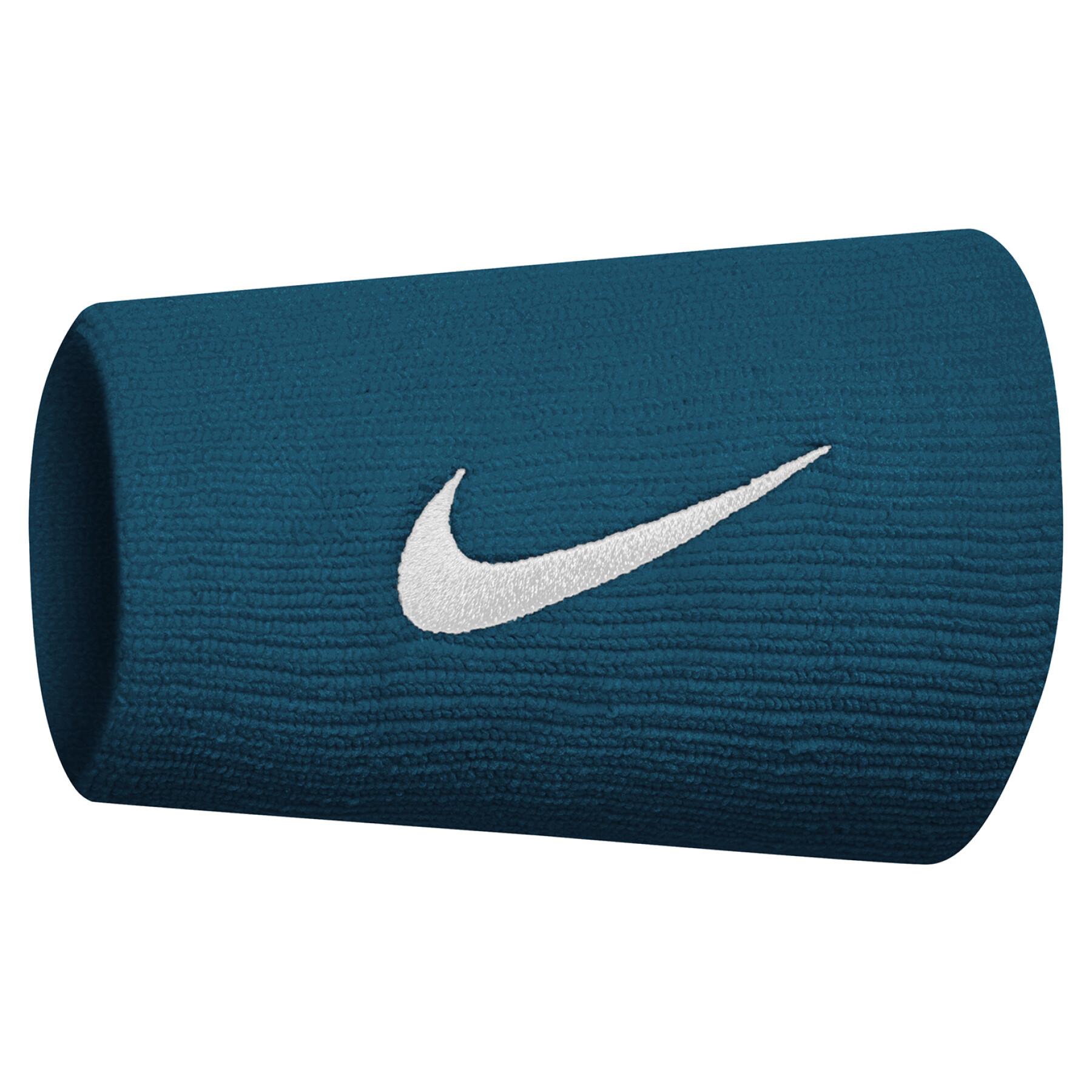 Conjunto de 2 punhos de esponja de largura dupla Nike