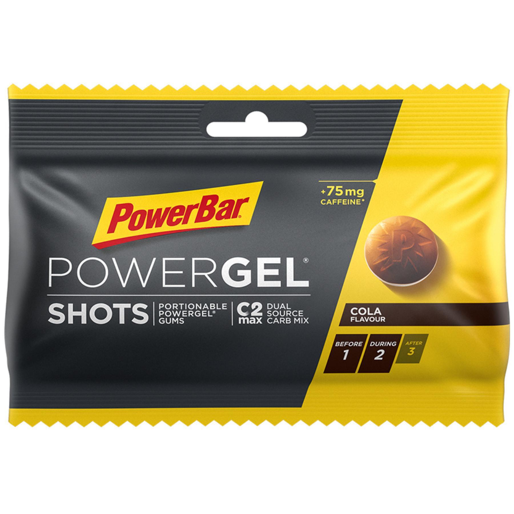 24 tiros PowerBar PowerGel 60gr