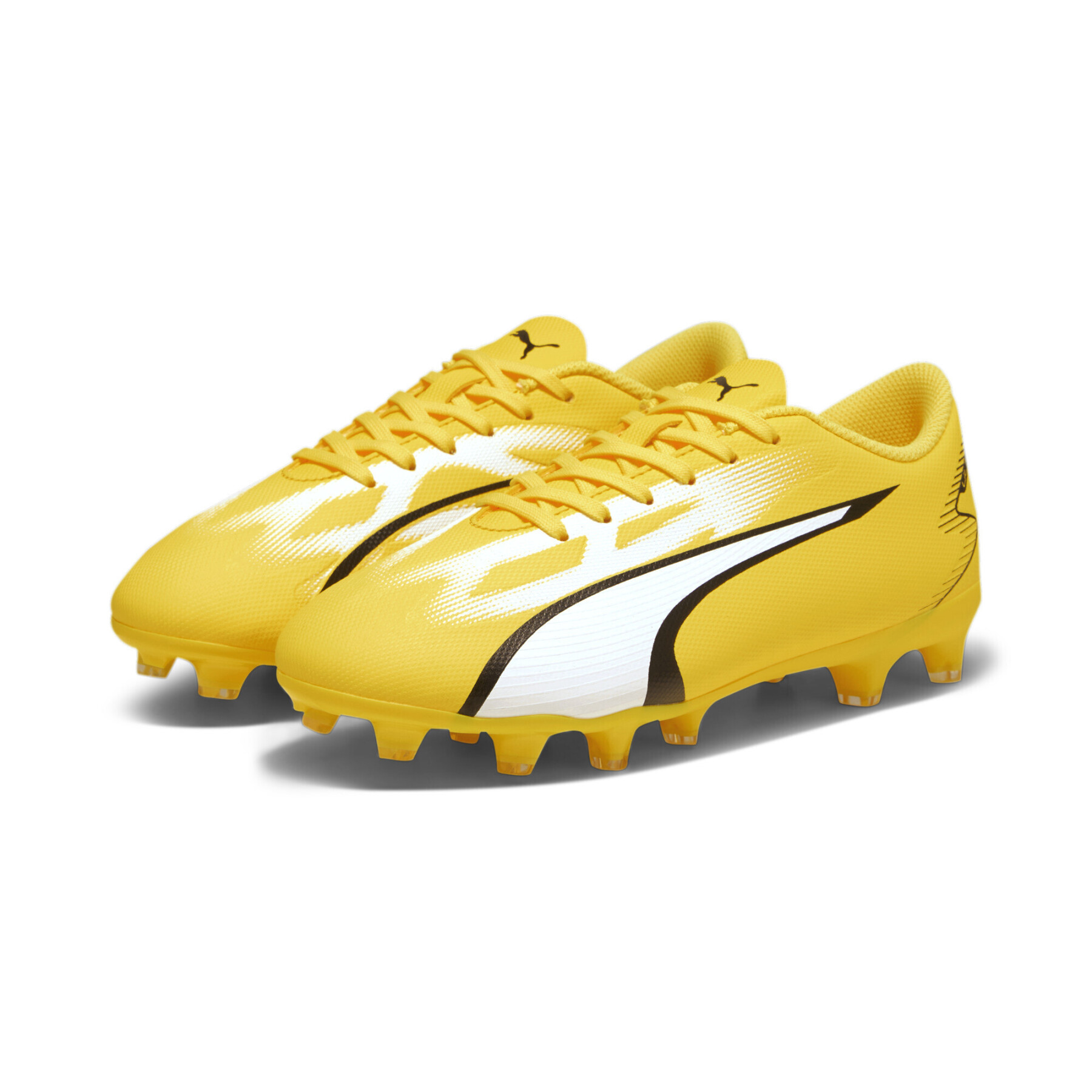 Sapatos de futebol para crianças Puma Ultra Play FG/AG - Voltage Pack