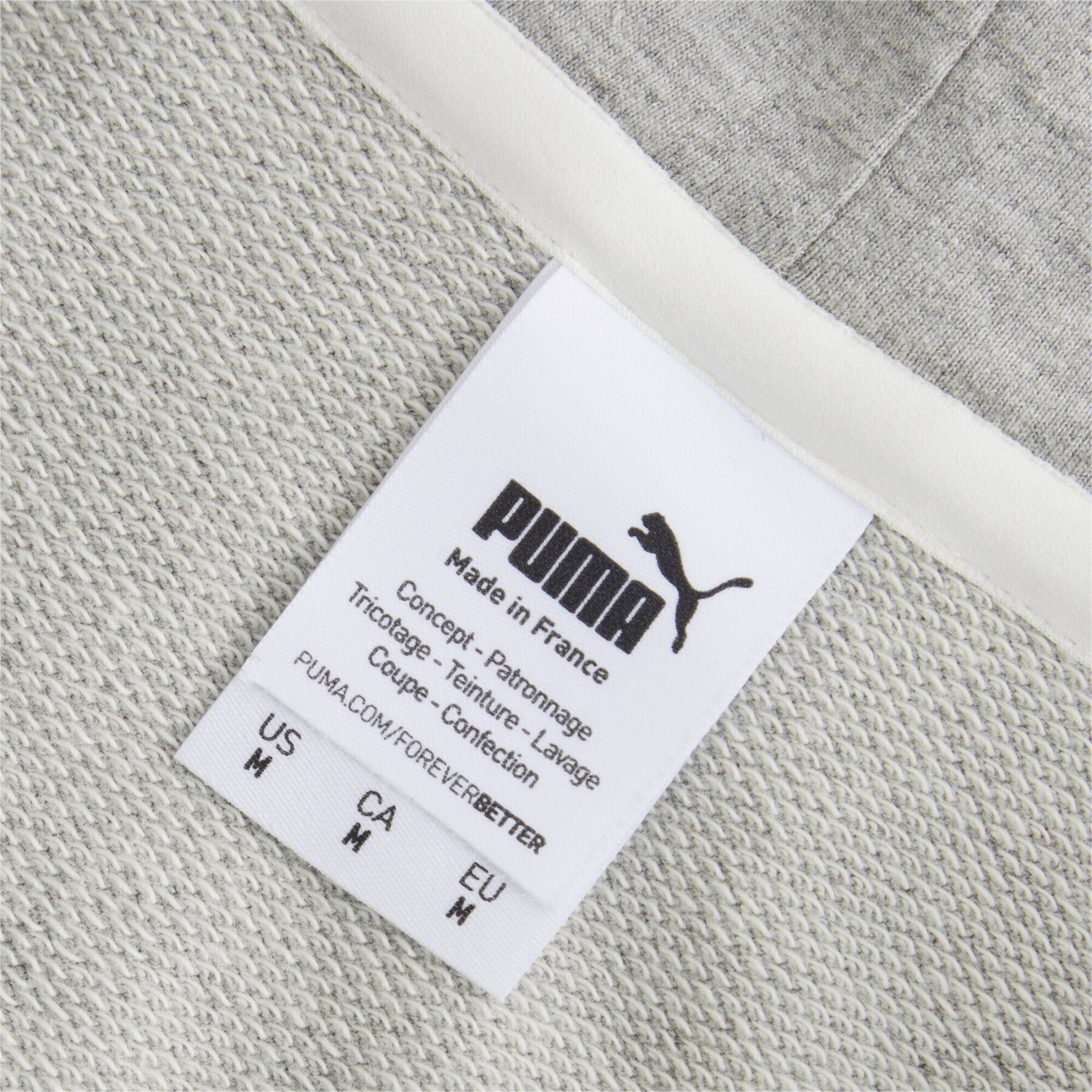 Sweatshirt com capuz e fecho de correr Puma Better Essentials Made In France