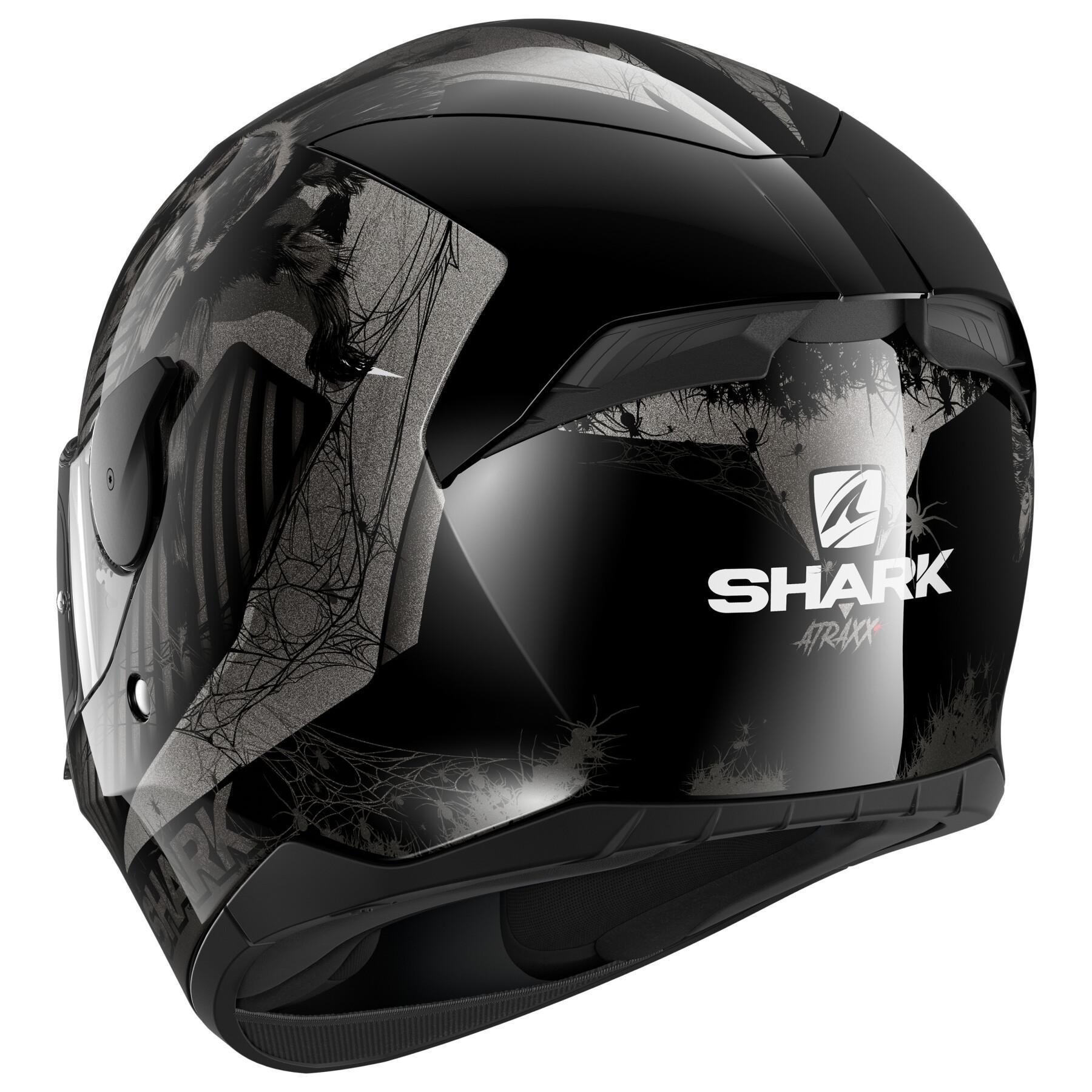 Capacete de motociclista de rosto inteiro Shark d-skwal 2 atraxx