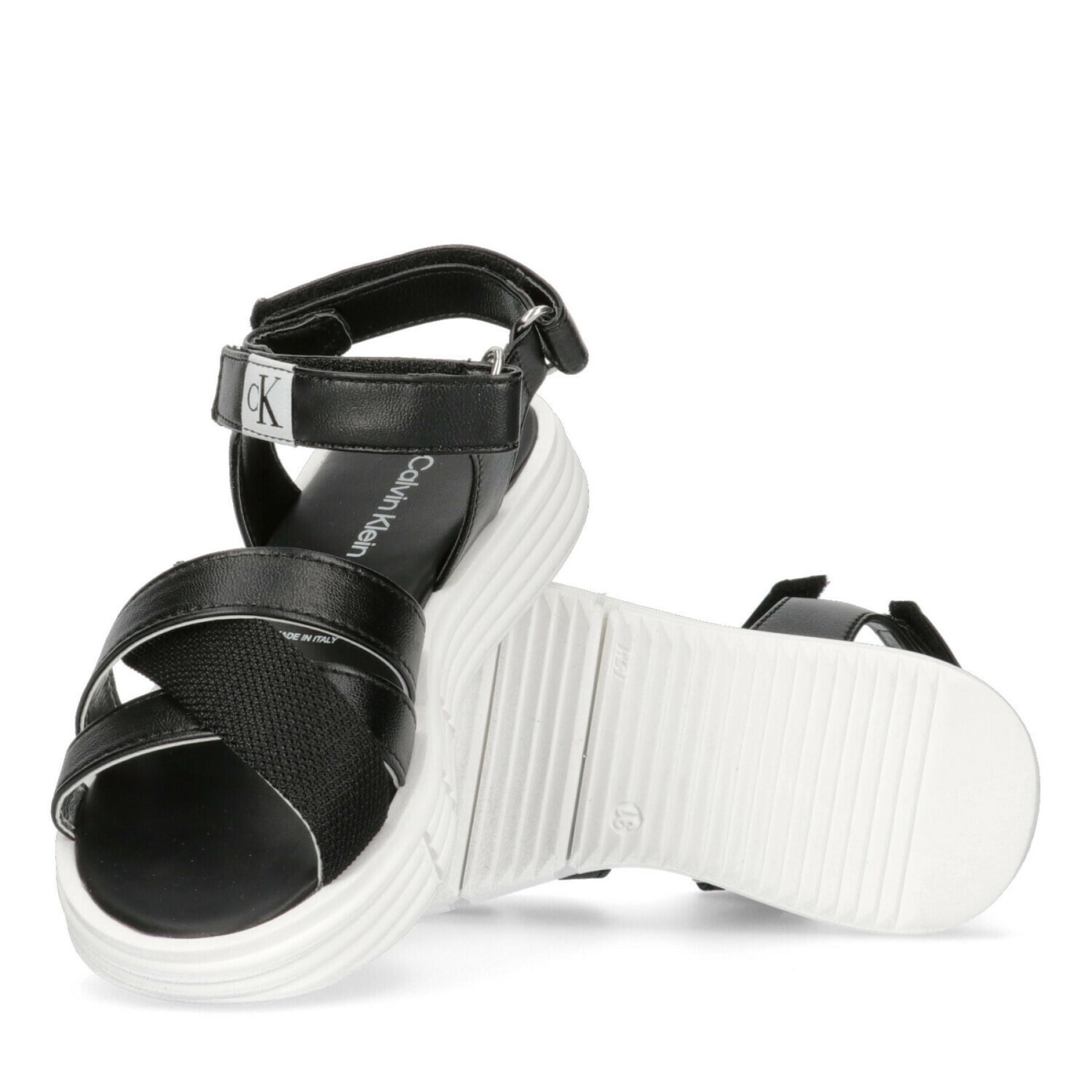 Sandálias para meninas Calvin Klein Jeans Velcro
